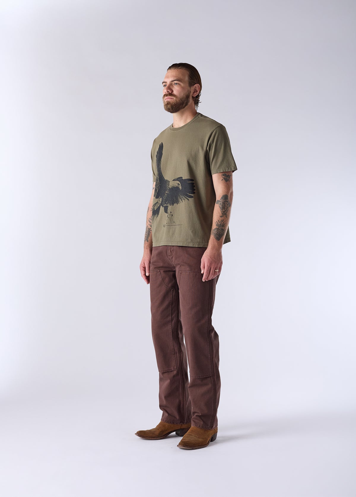 Owned And Operated T-Shirt | Army Green