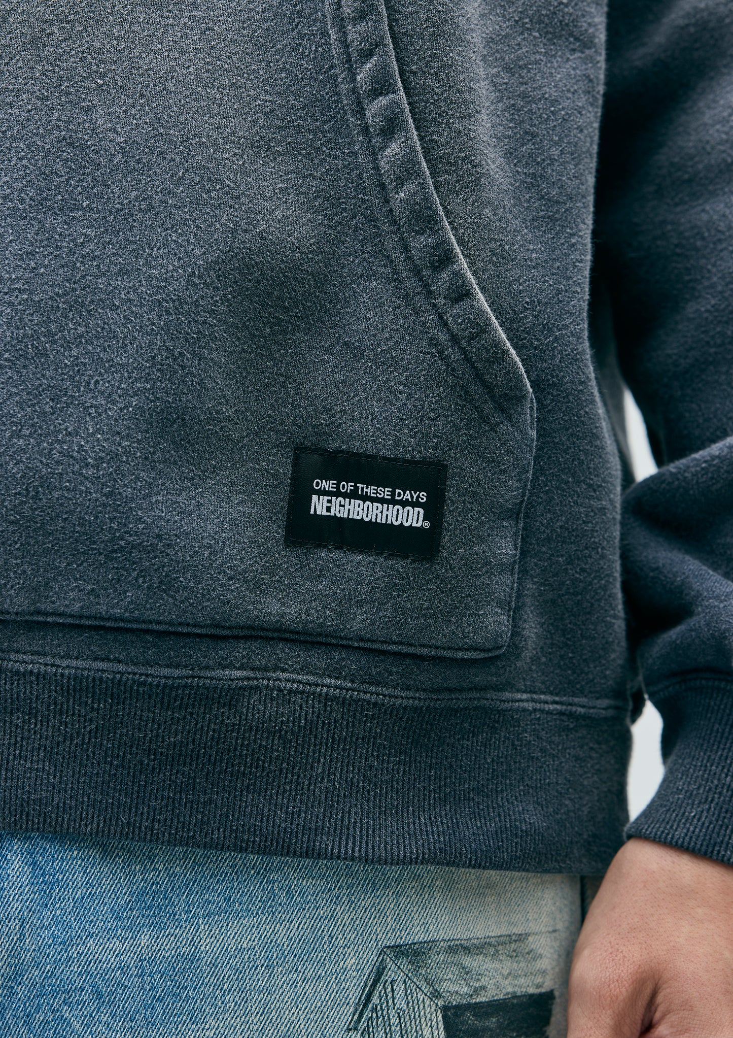 Longhorn Hooded Sweatshirt | Sun Faded Black