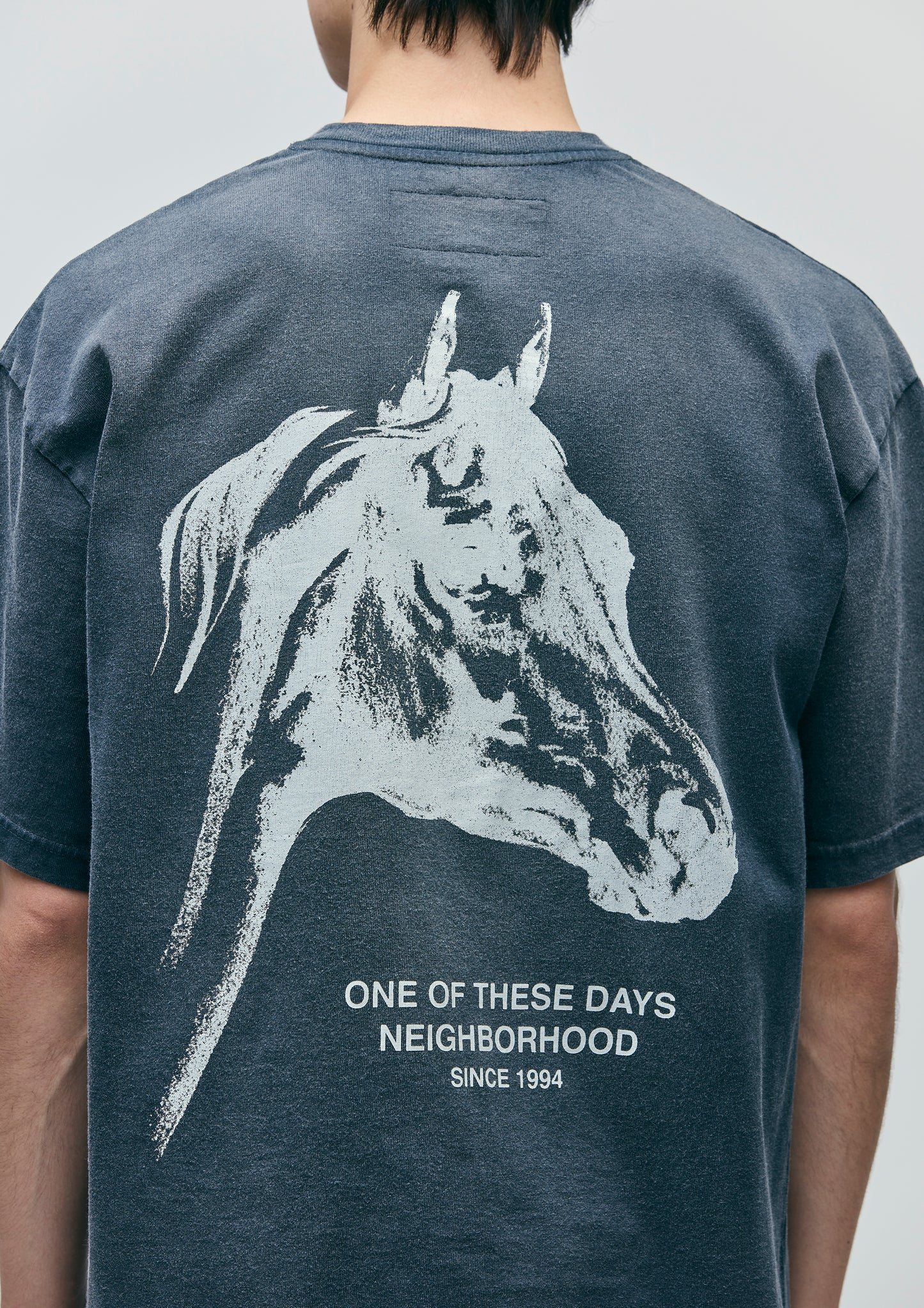 Horse Head Tee | Sun Faded Black