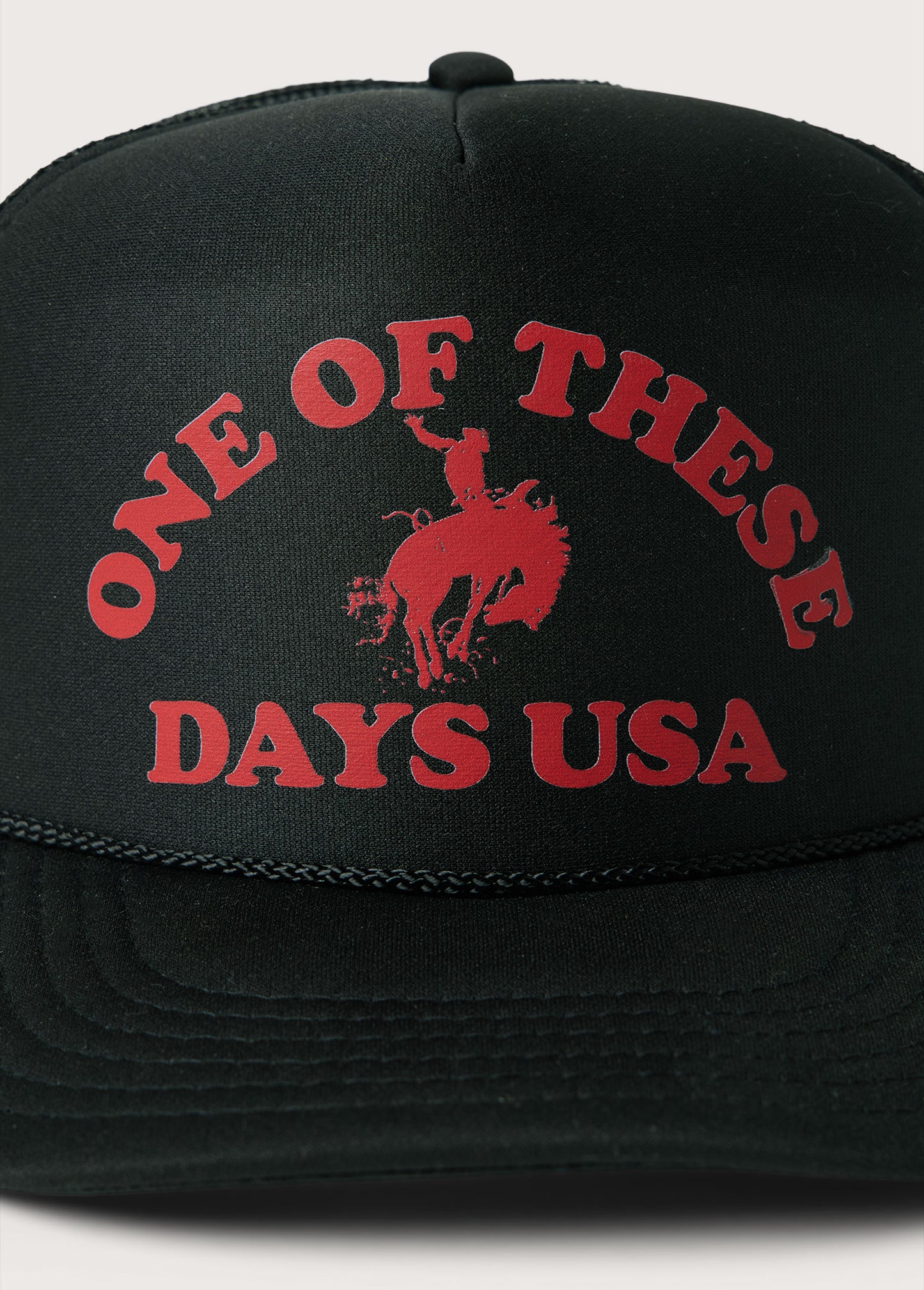 Days USA Foam Trucker Hat | Black