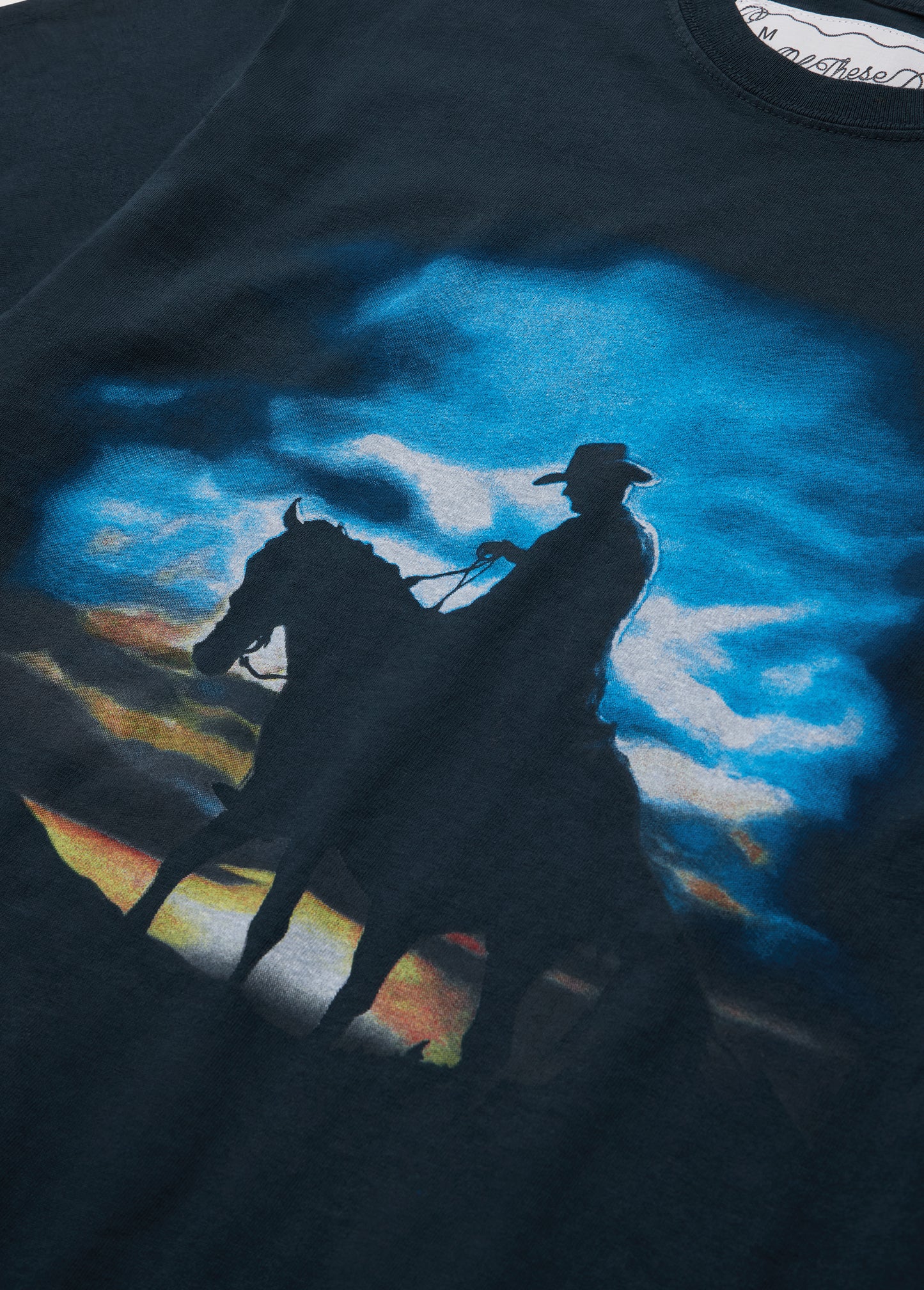 Harvest Moon Tee | Washed Black