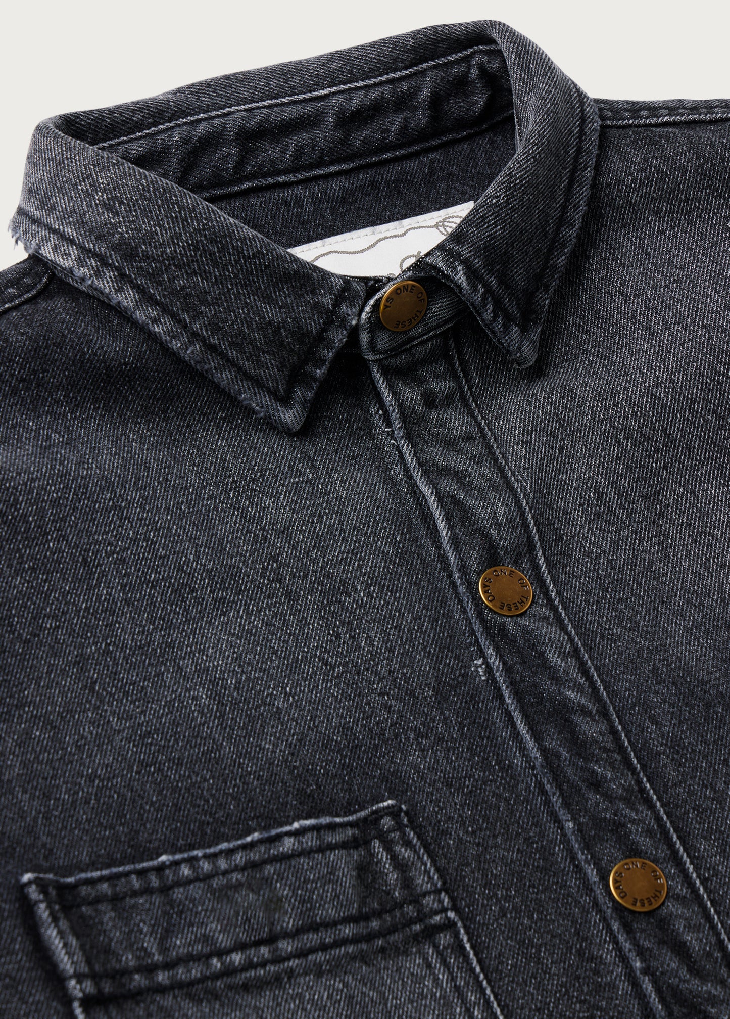 Denim Overshirt | Black