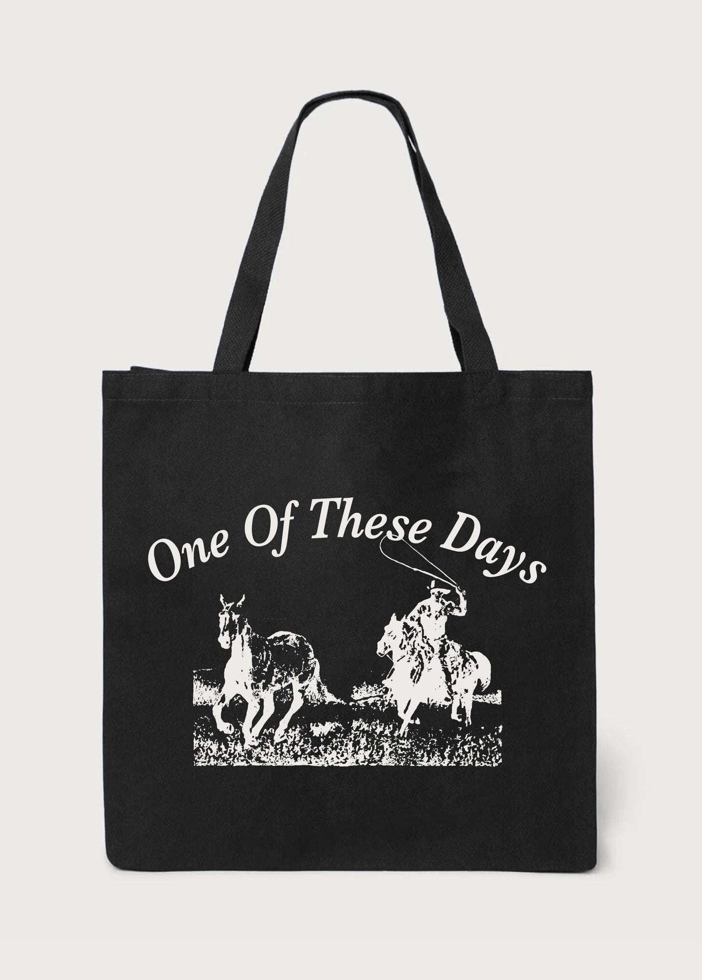 Just For A Moment Tote Bag | Black