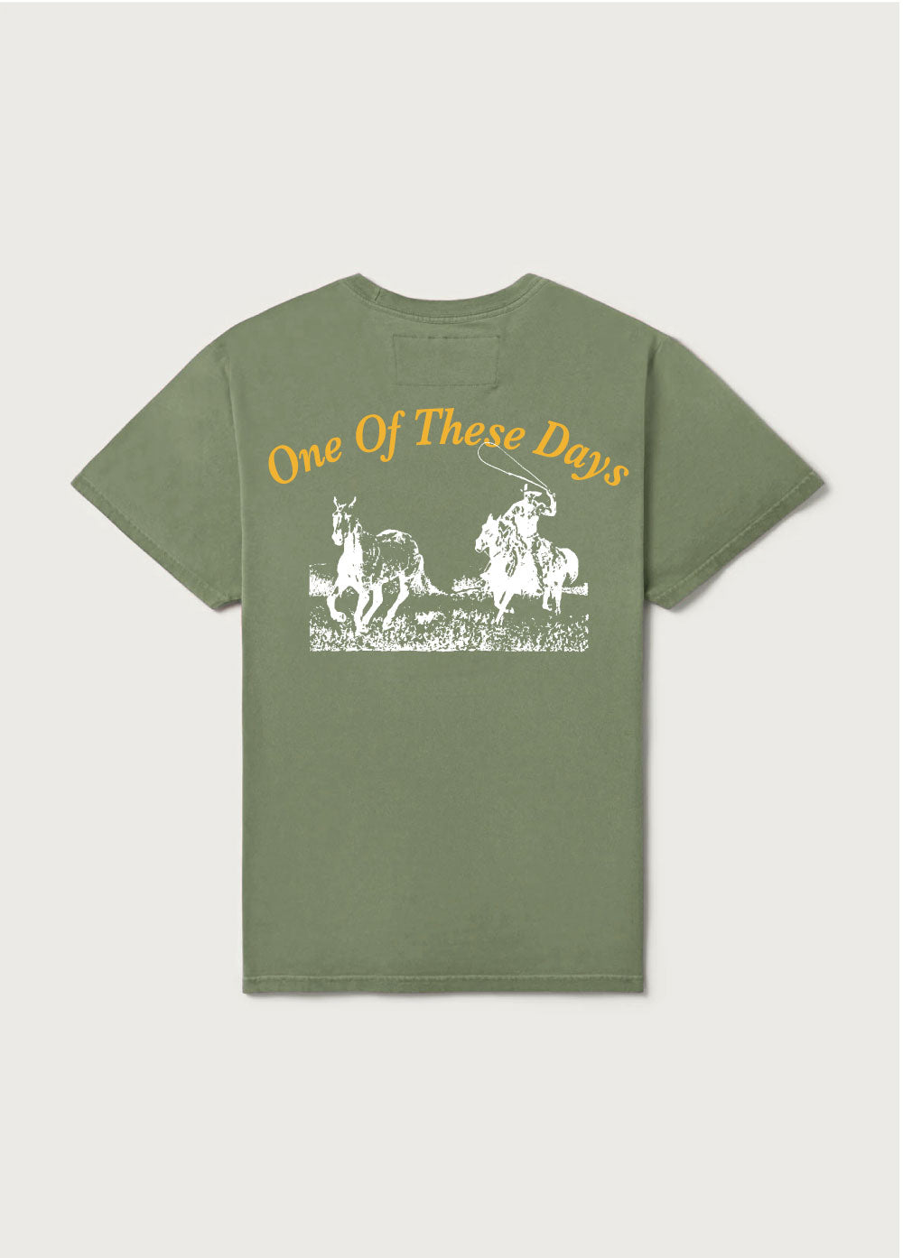Just For A Moment T-Shirt | Army Green