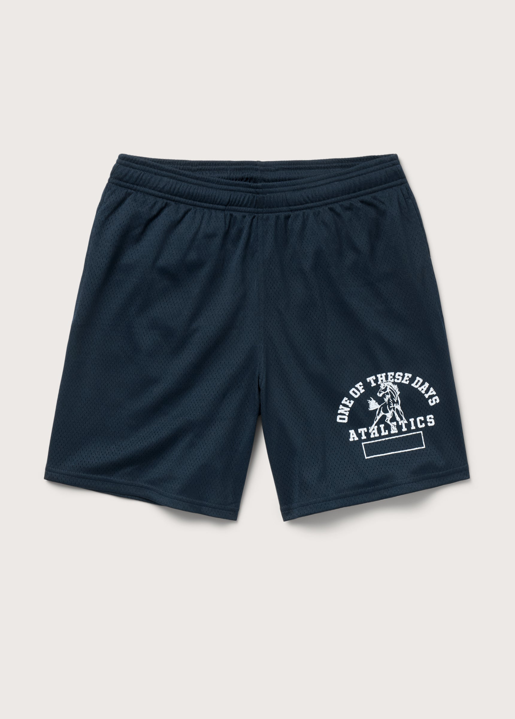 Mustang Athletics Mesh Shorts | Navy | SP26 | One Of These Days