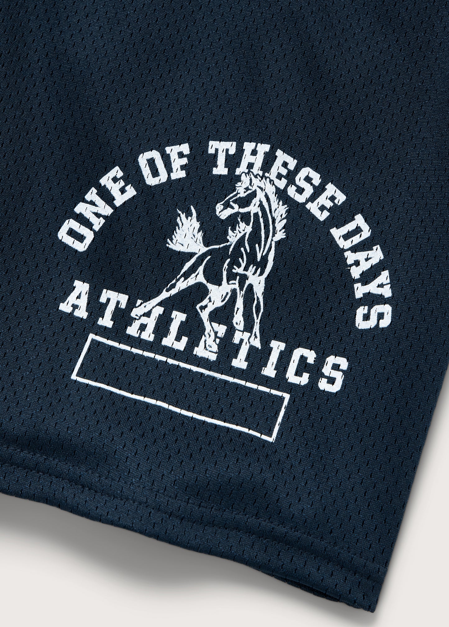 Mustang Athletics Mesh Shorts | Navy