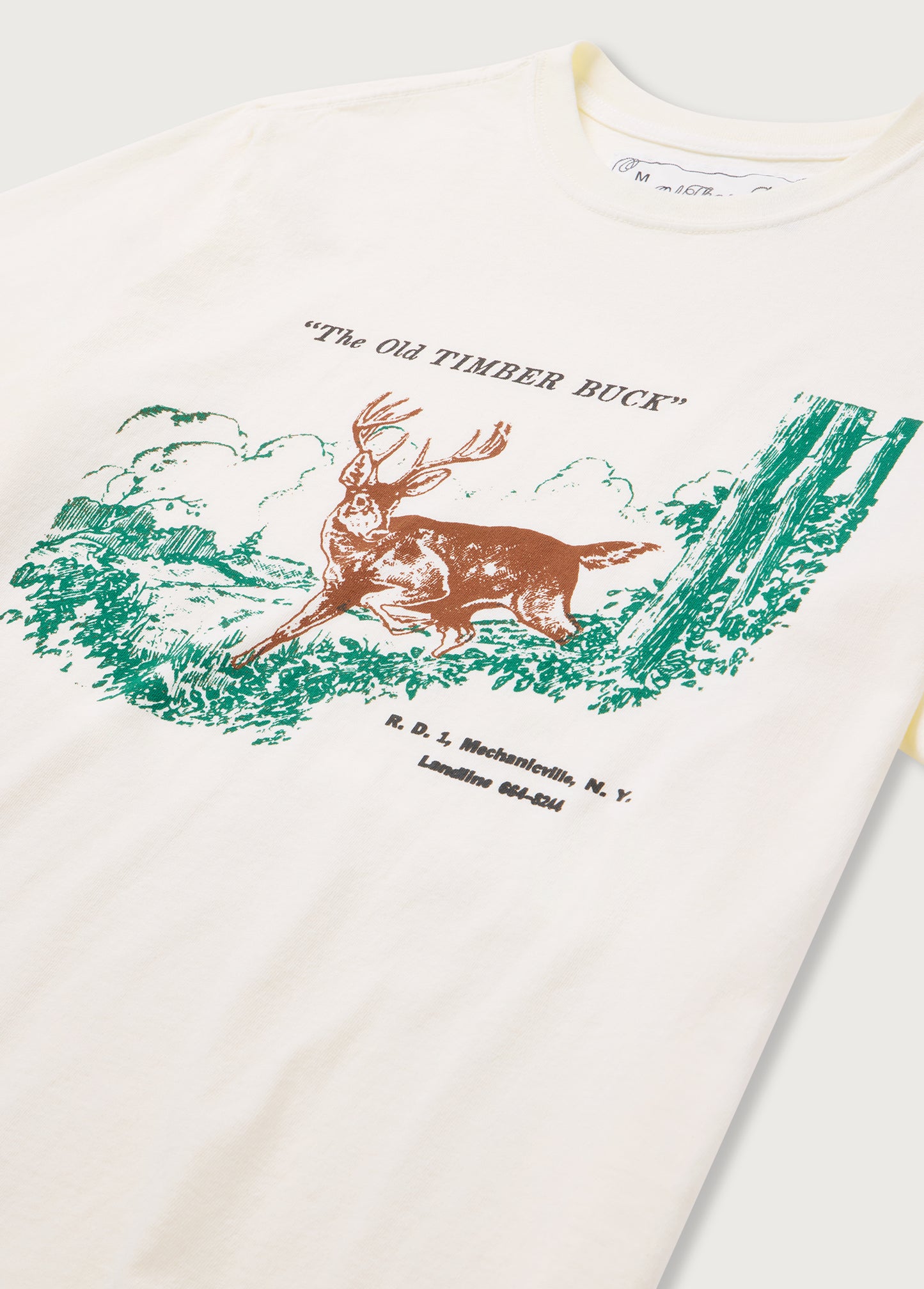 Old Timber Buck Tee | Bone