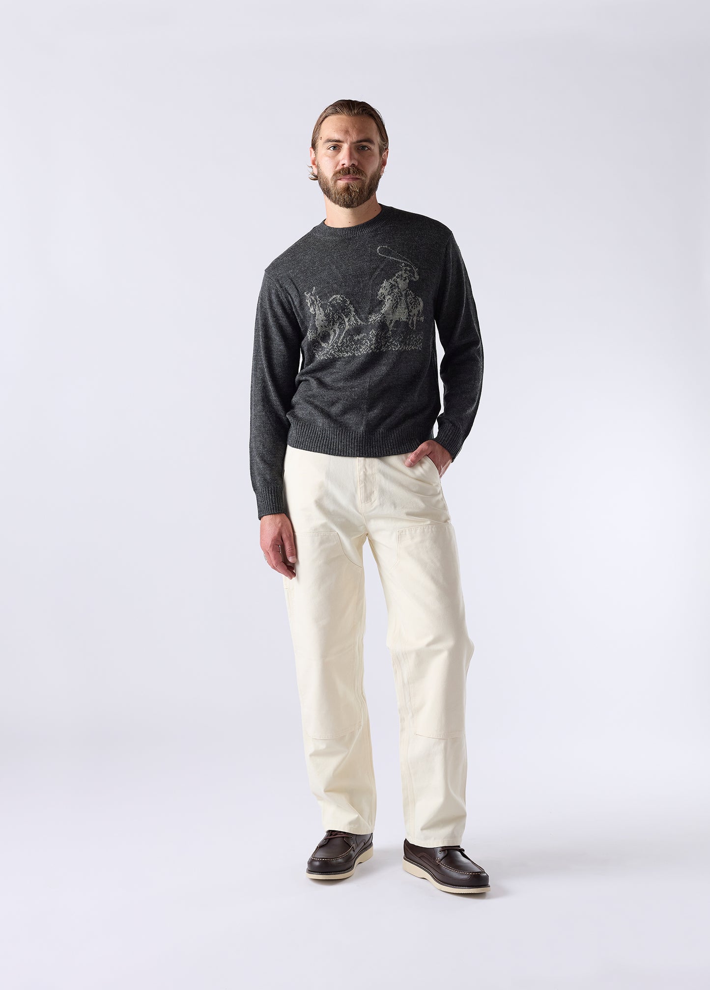 Just For A Moment Knit Sweater | Charcoal