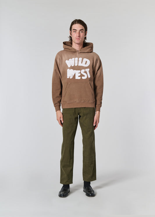 Wild West Hooded Sweatshirt | Mustang Brown