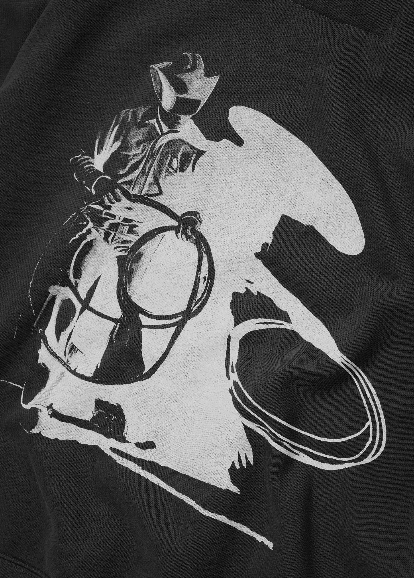 Wanted Hoodie | Washed Black