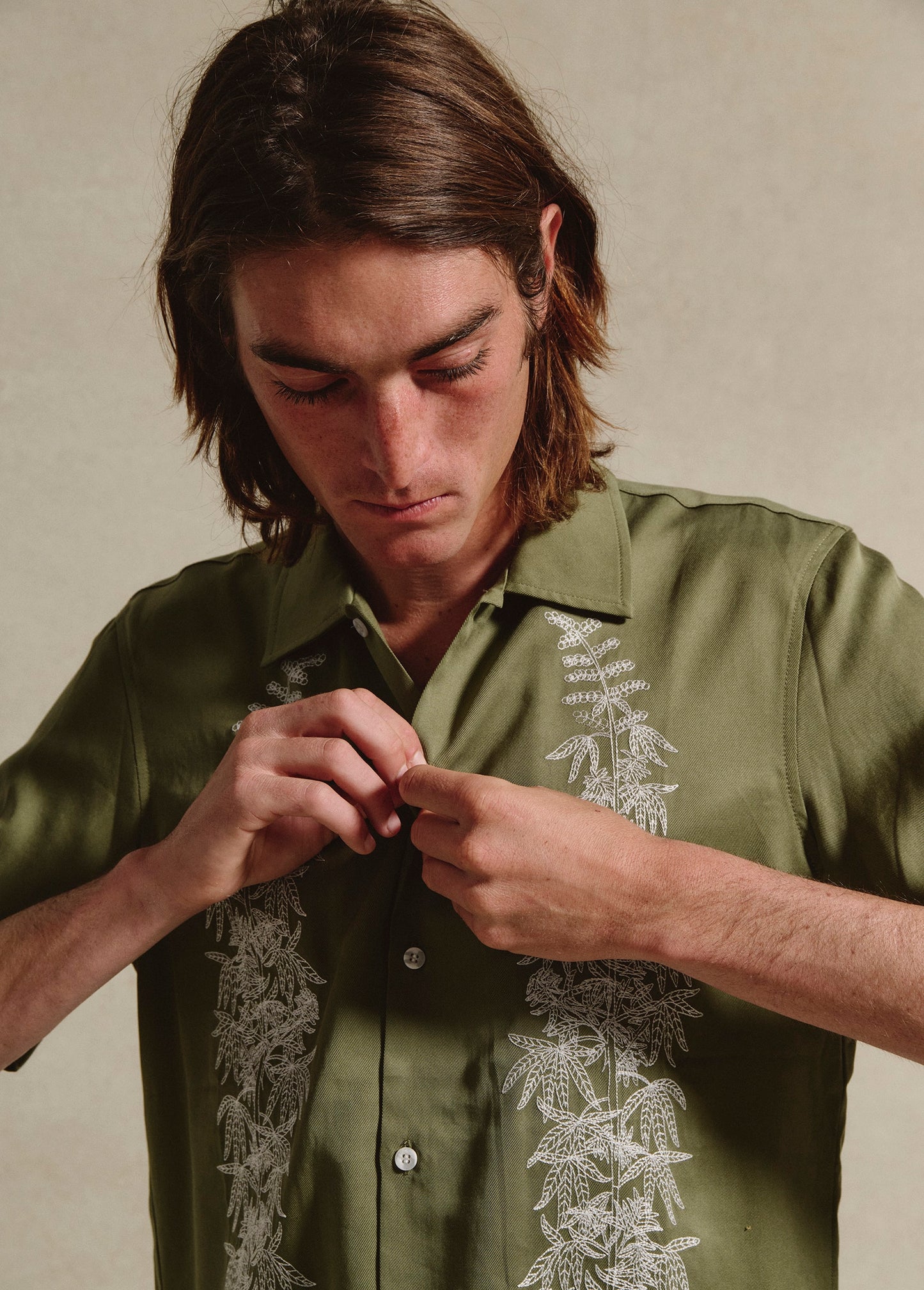 Stalks Camp Shirt | Sage