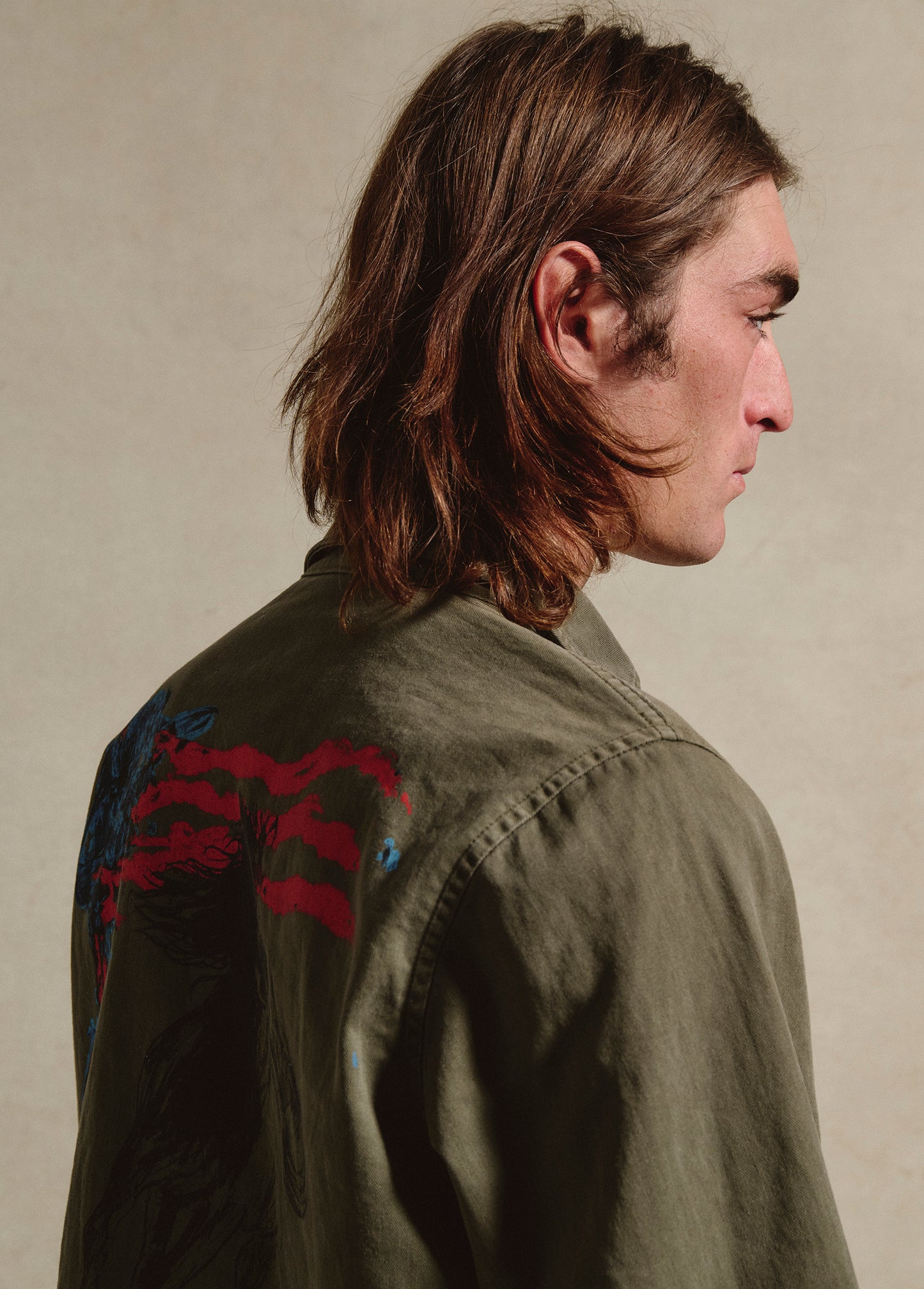 Country Men Military Jacket | Olive