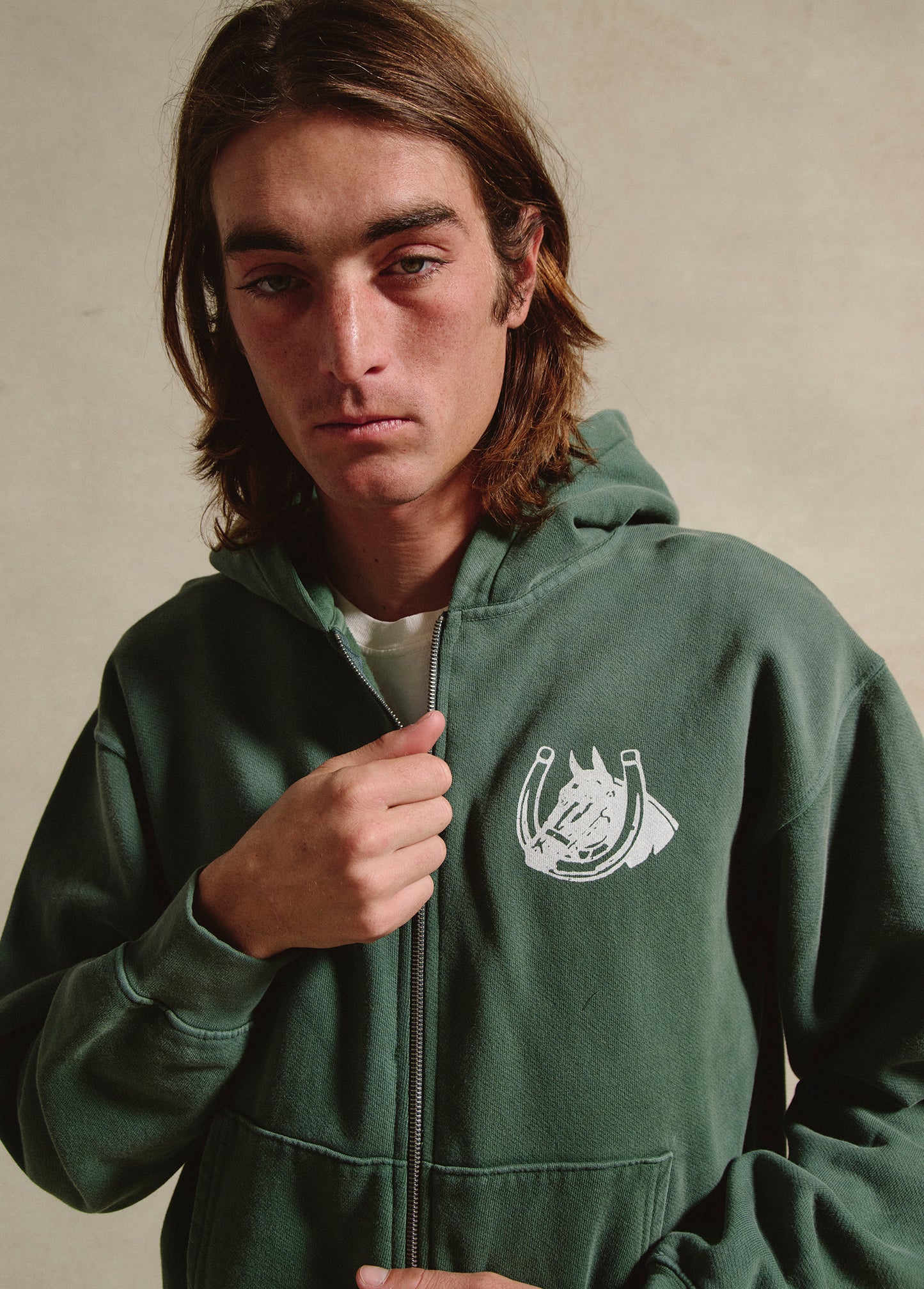 Valley Rider Hooded Sweatshirt | Forest Green