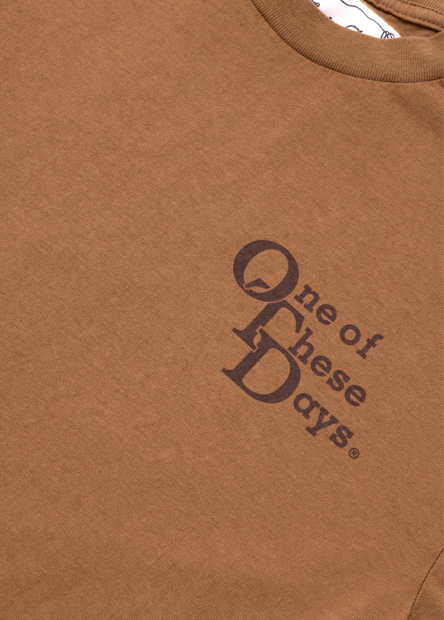 OTD Stacked Logo Tee | Light Brown