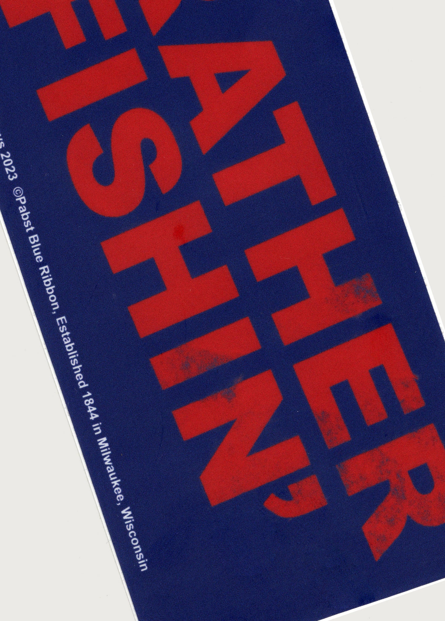 I'd Rather Be Fishin' Bumper Sticker | Navy