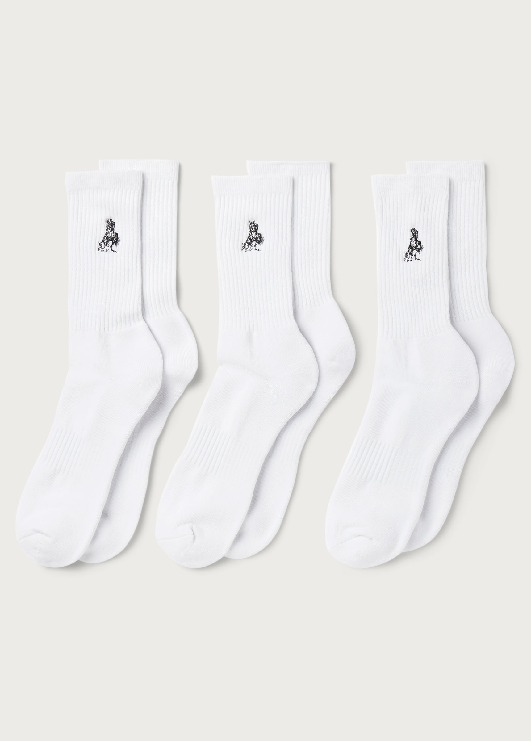 Running Horse Socks 3-Pack