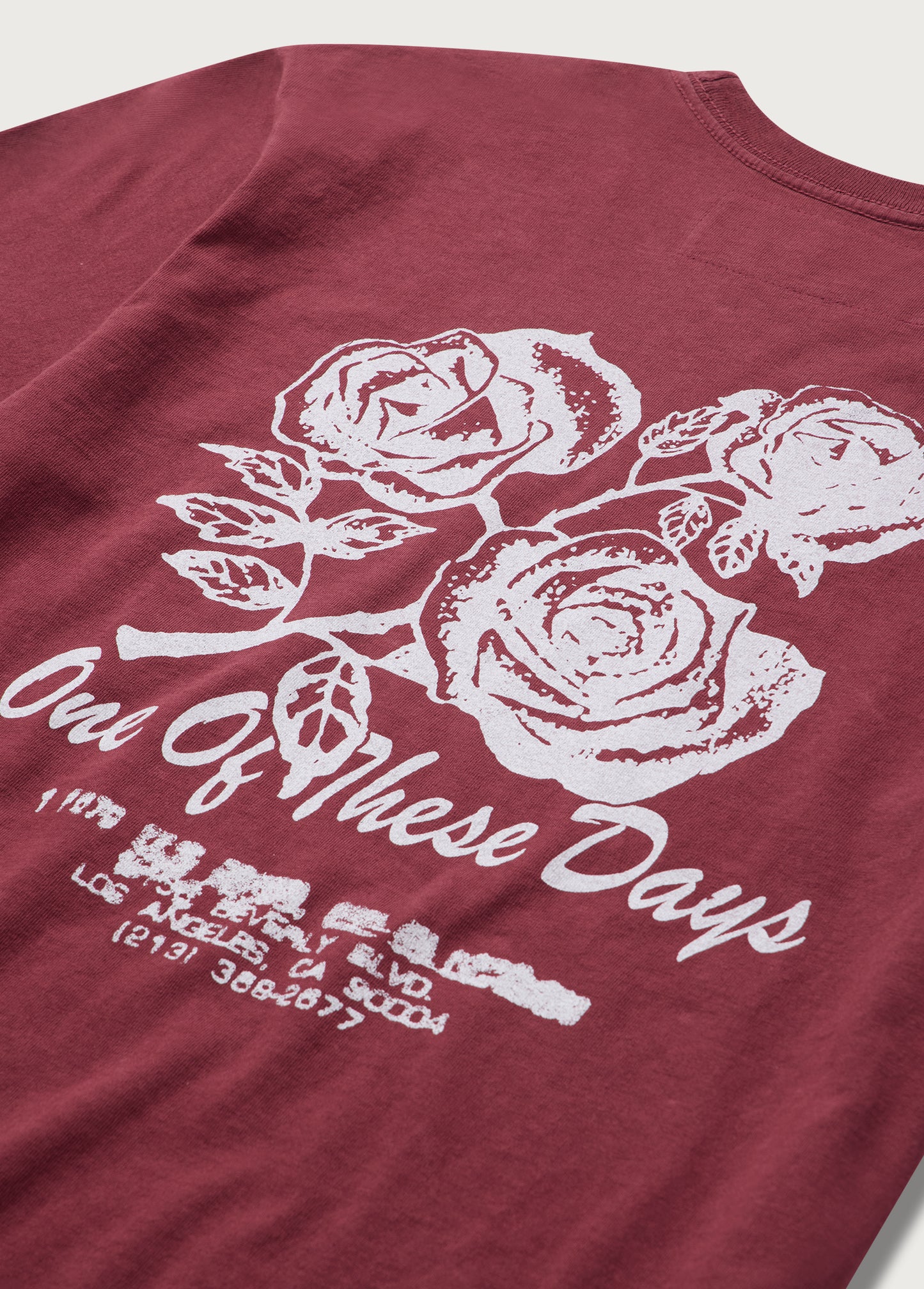 Sweet Jane Tee | Hard Washed Burgundy