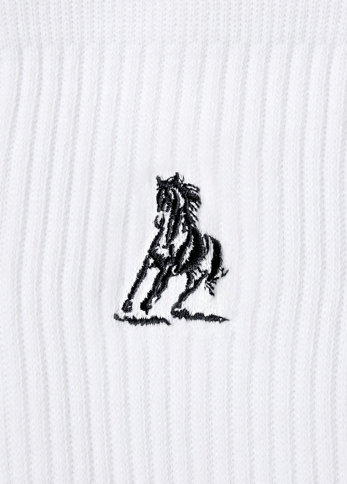 Xerox Running Horse Sock | White