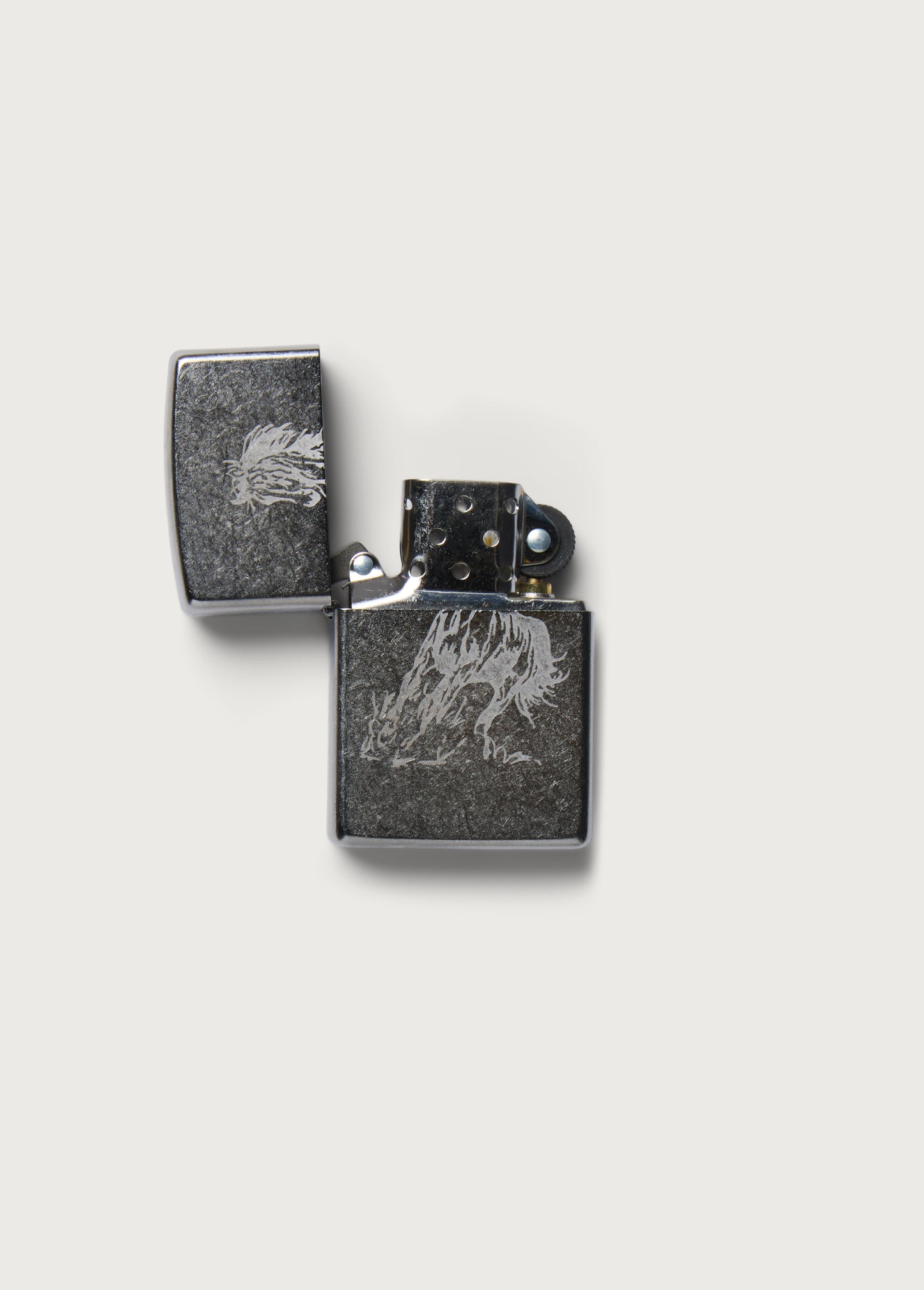 Running Horse Zippo | Silver