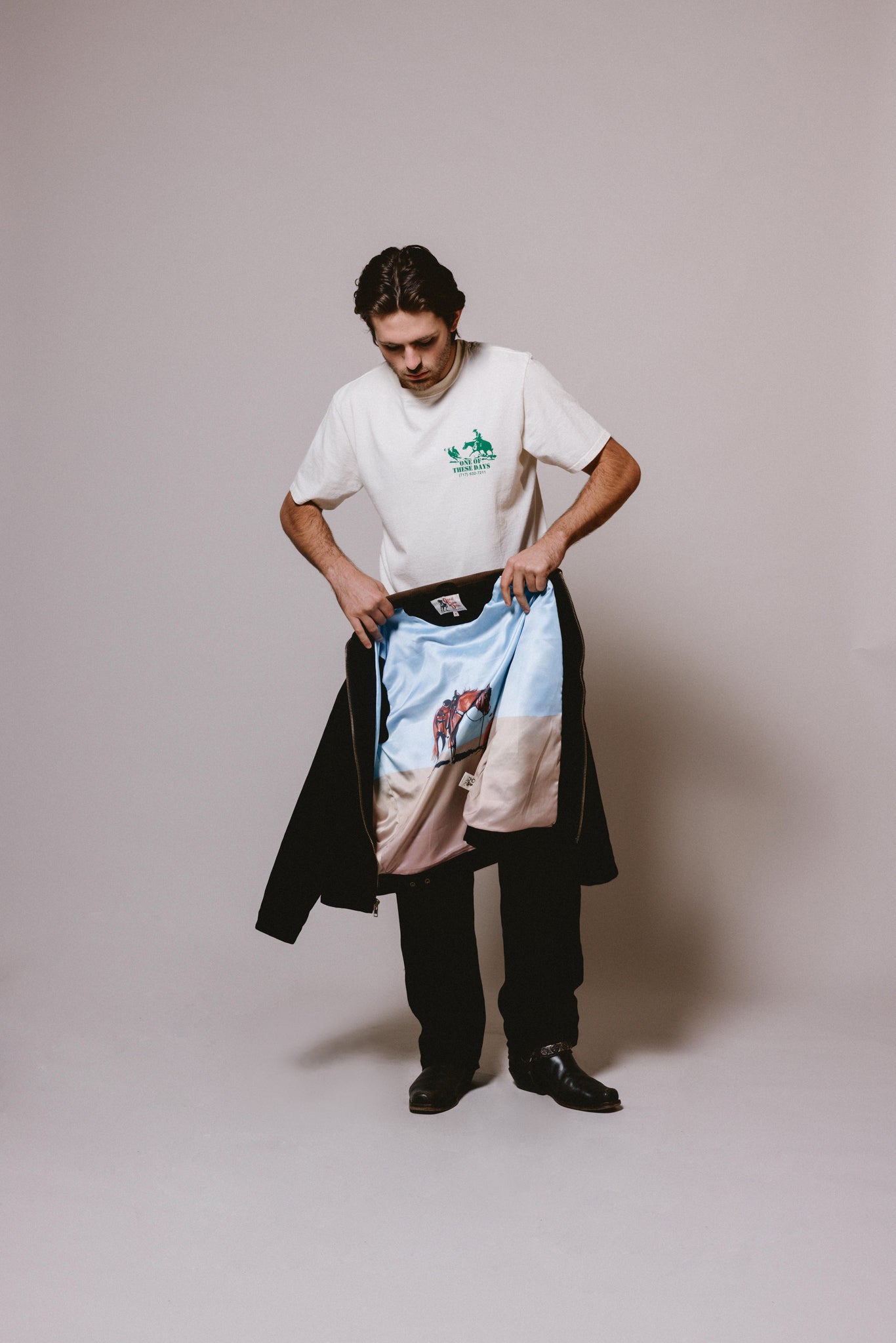 Round Up T-Shirt | Bone