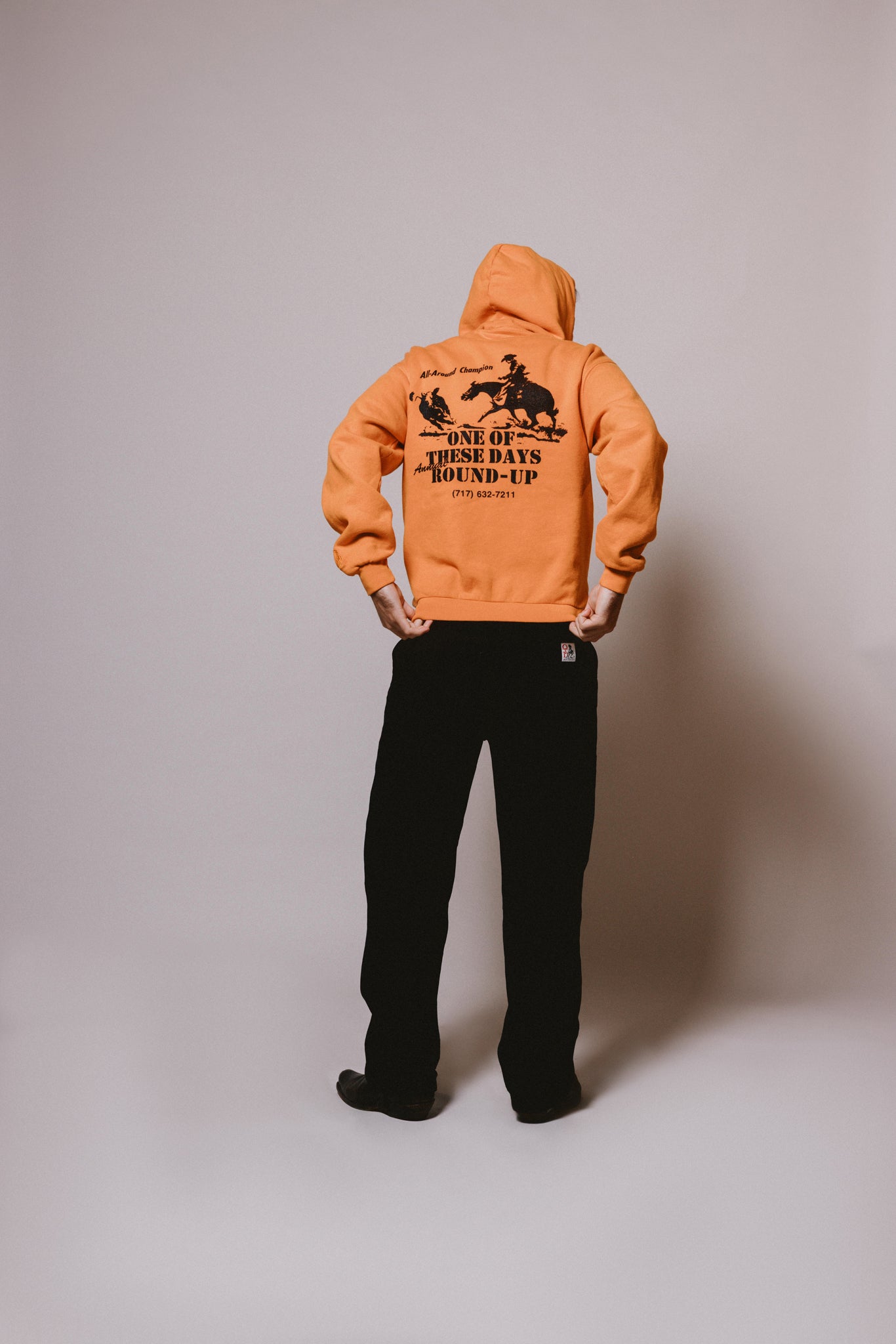 Round Up Hooded Sweatshirt | Orange