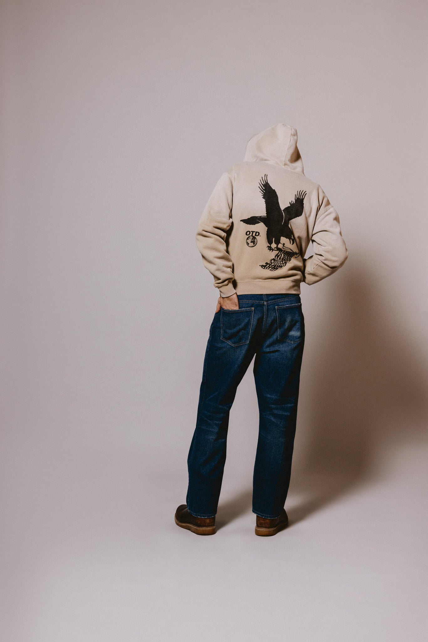 Where Eagles Dare Zip Hoodie | Sand