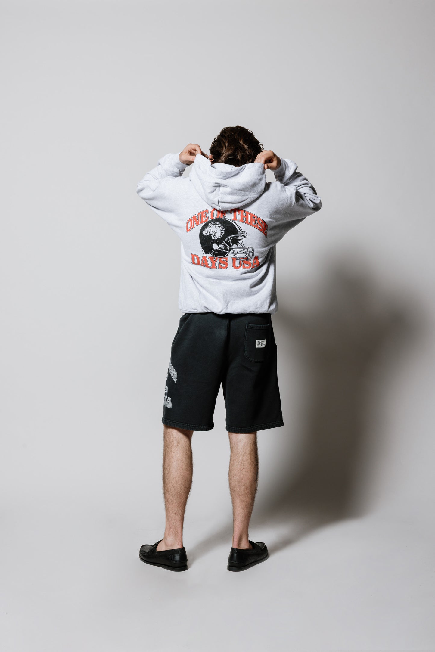 Days USA Zip Up Hooded Sweatshirt | Heather Grey