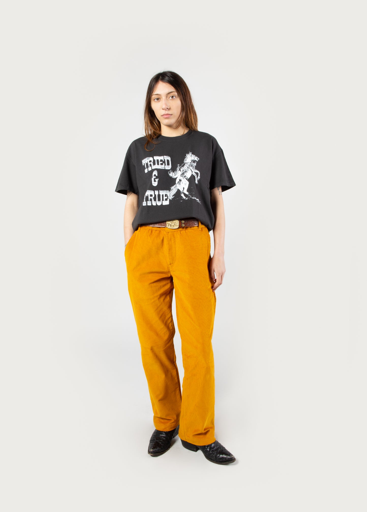Corduroy Leisure Pant | Mustard
