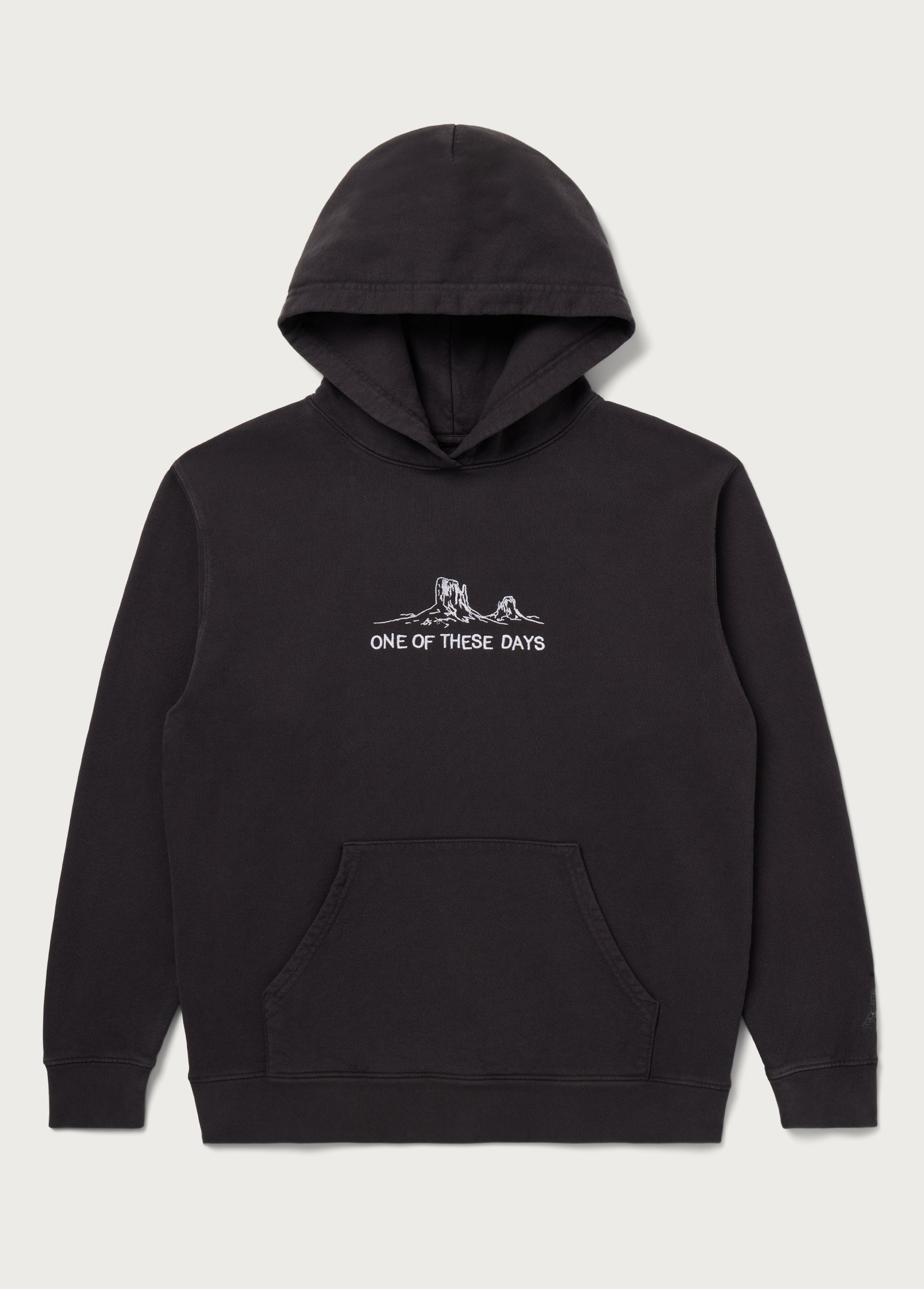 Counting Every Second Hooded Sweatshirt | Black