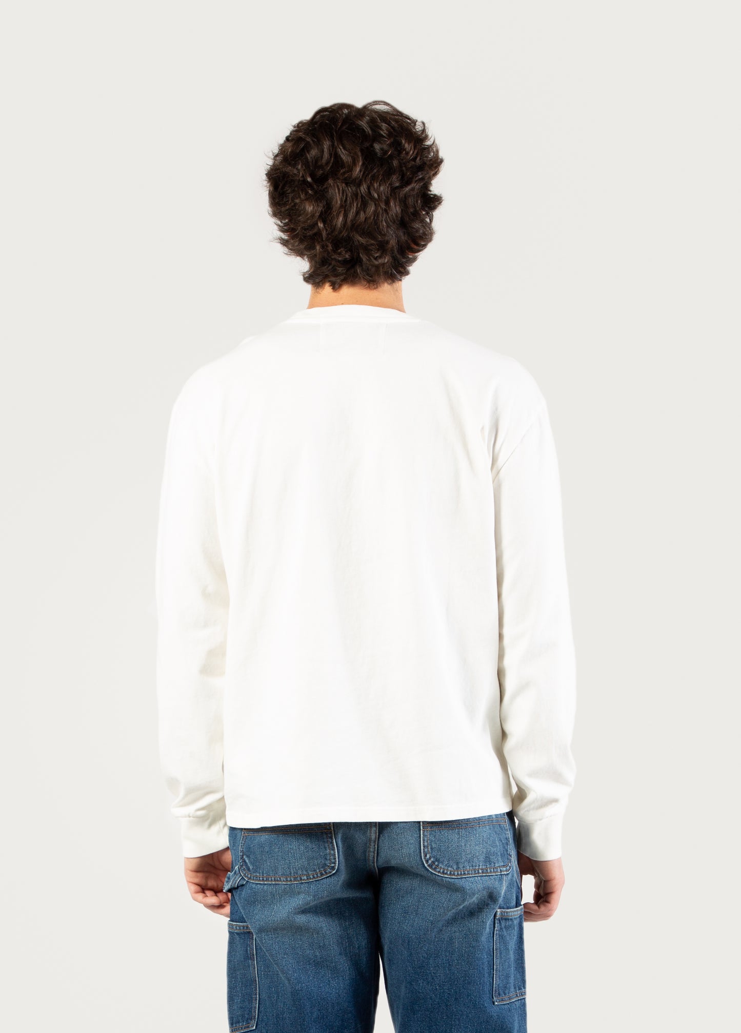 Longsleeve Pocket Tee | Bone