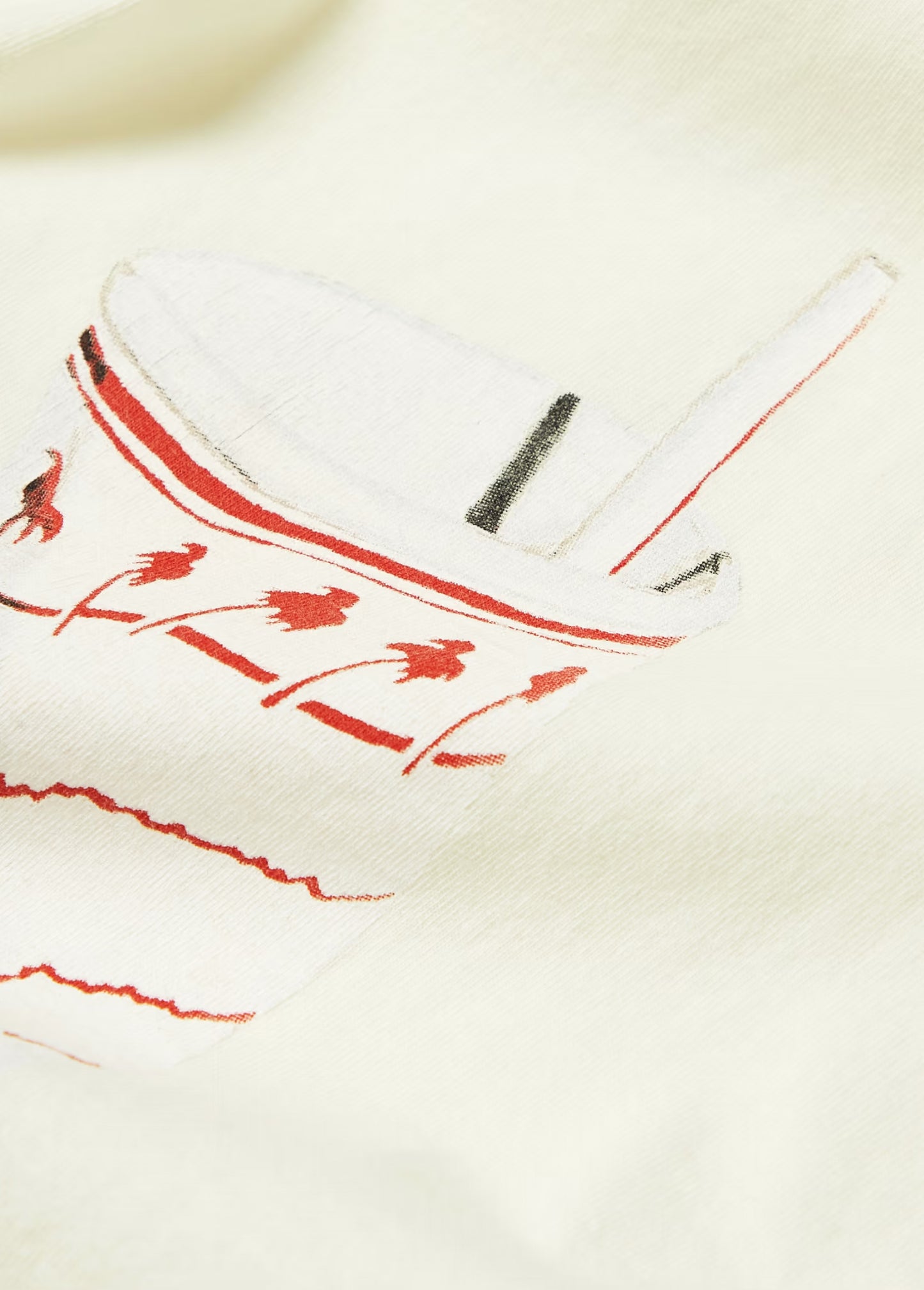 Horseshoe Pocket Tee | Bone