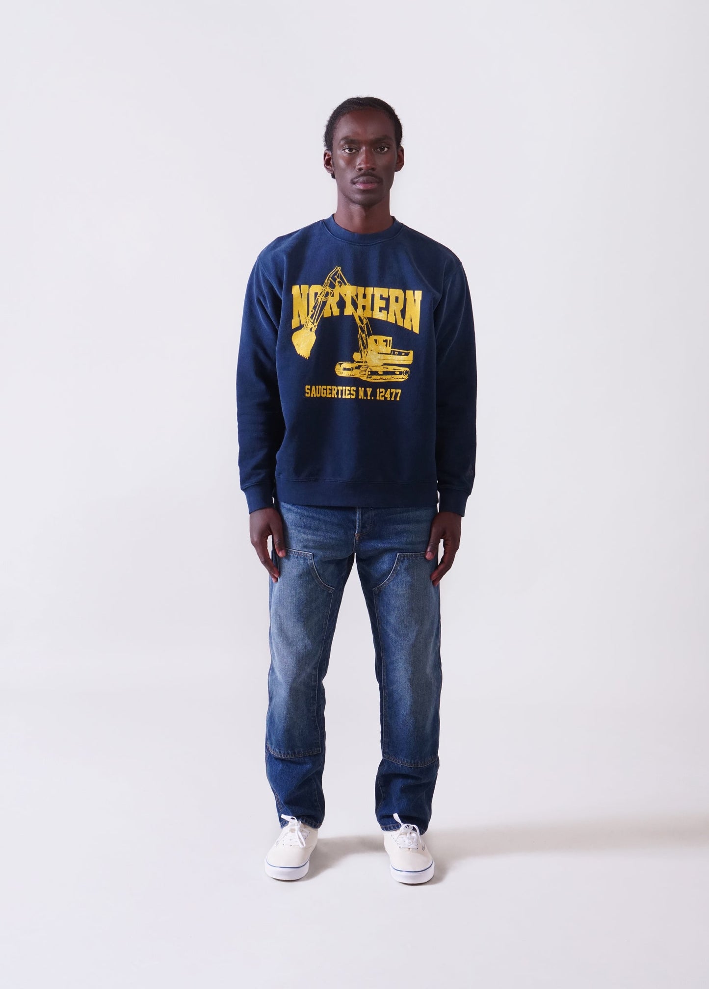 Excavation Crewneck Sweatshirt | Navy