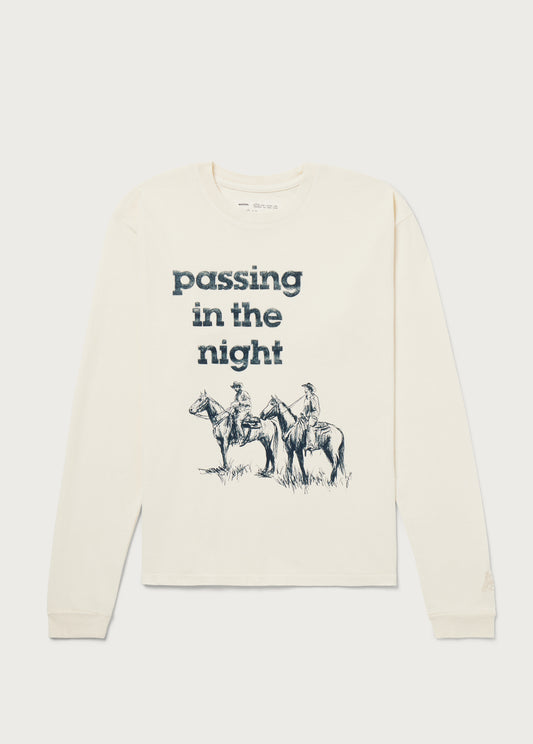 Passing In The Night Longsleeve Shirt | Bone