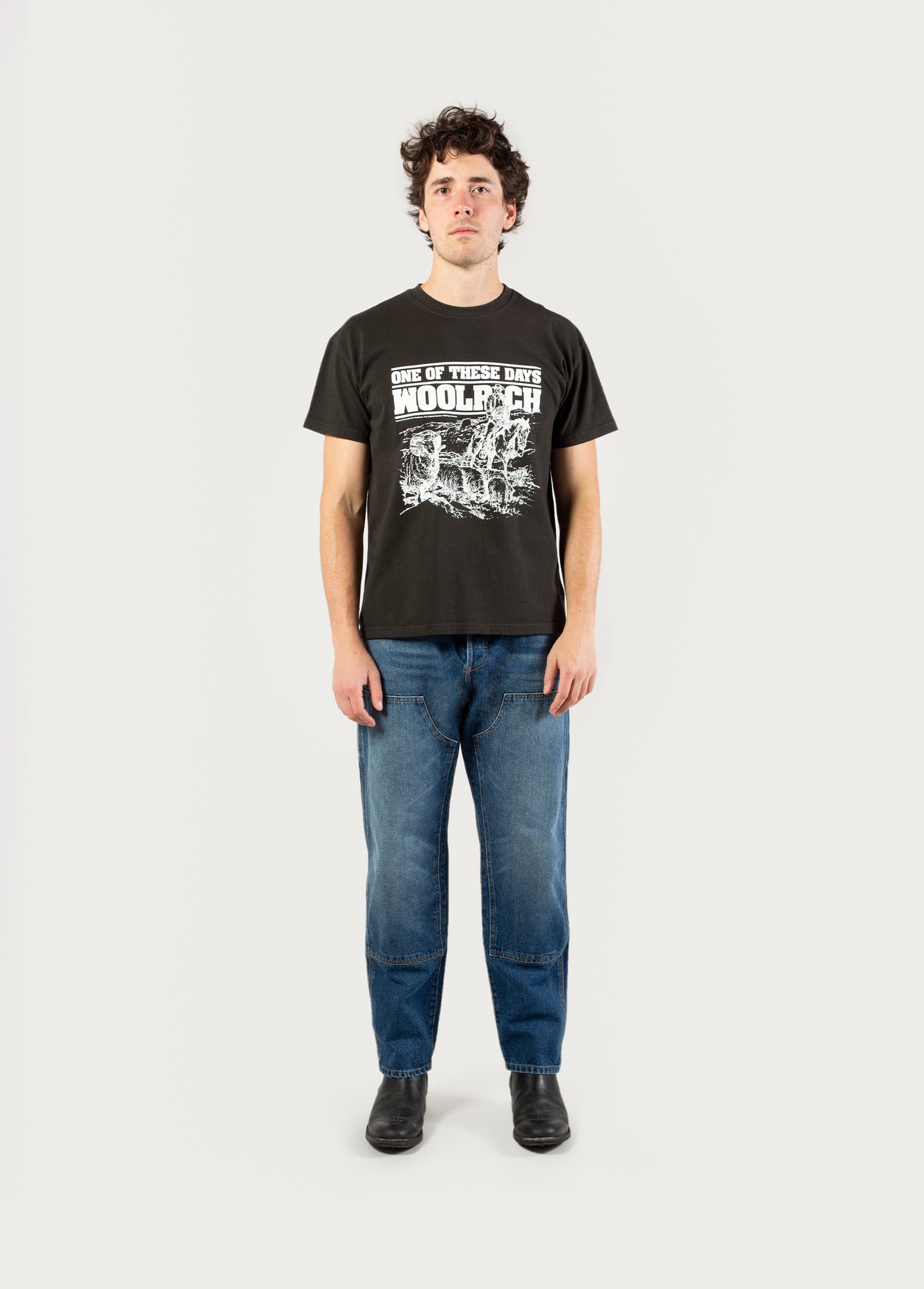 Graphic Tee | Washed Black