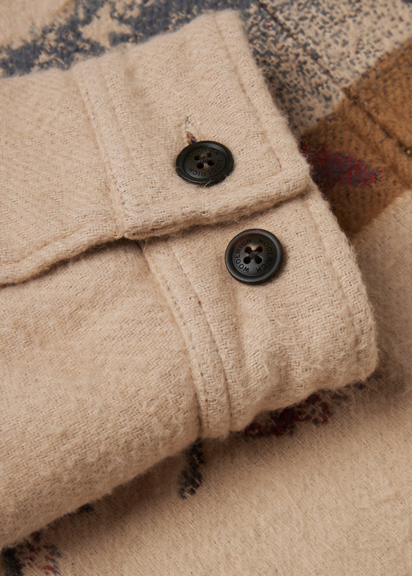 Zipped Overshirt | Stripe Sand