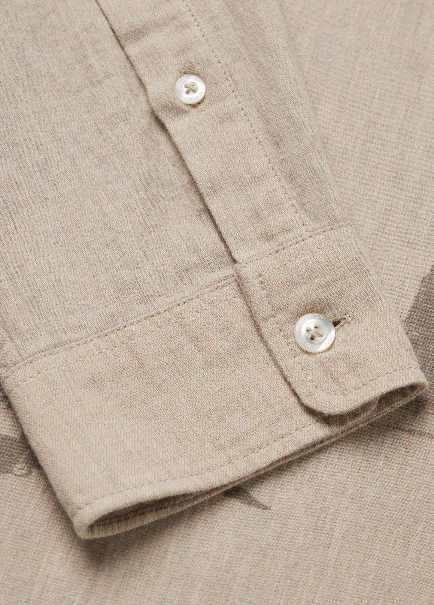 Chamois Printed Shirt | Sand