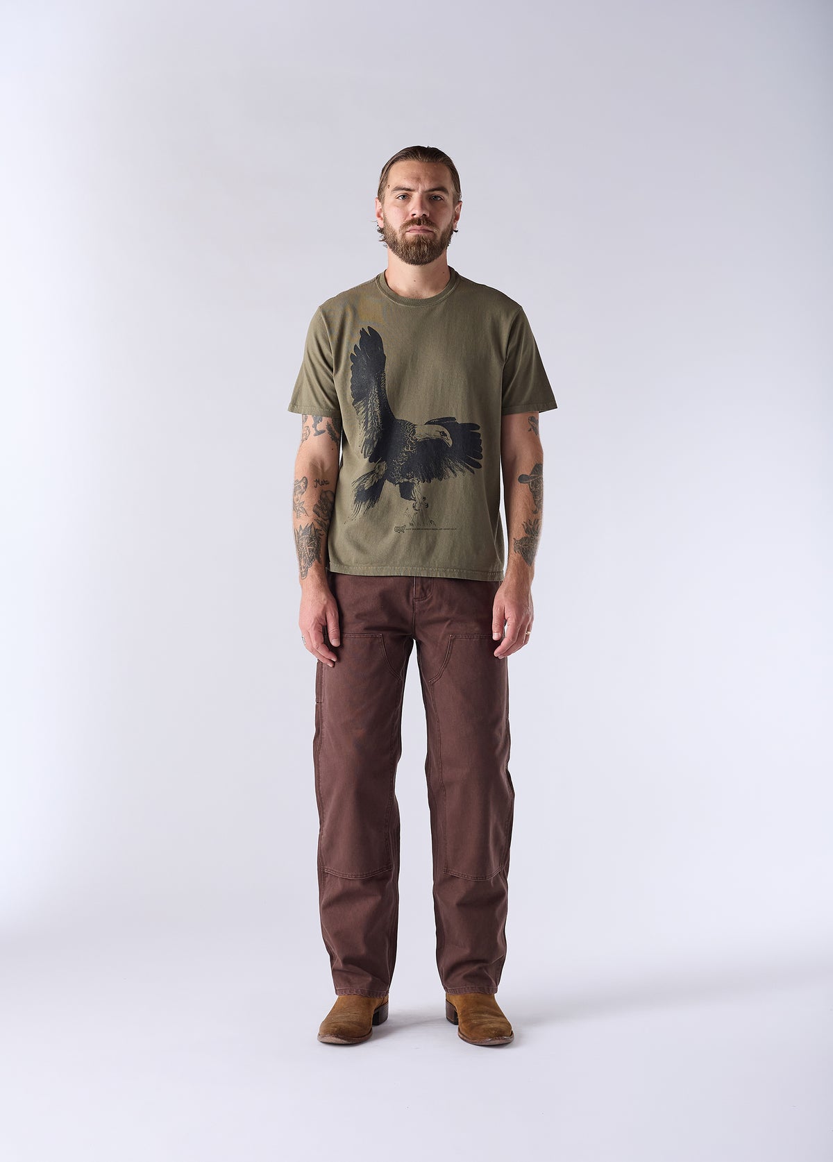 Owned And Operated T-Shirt | Army Green