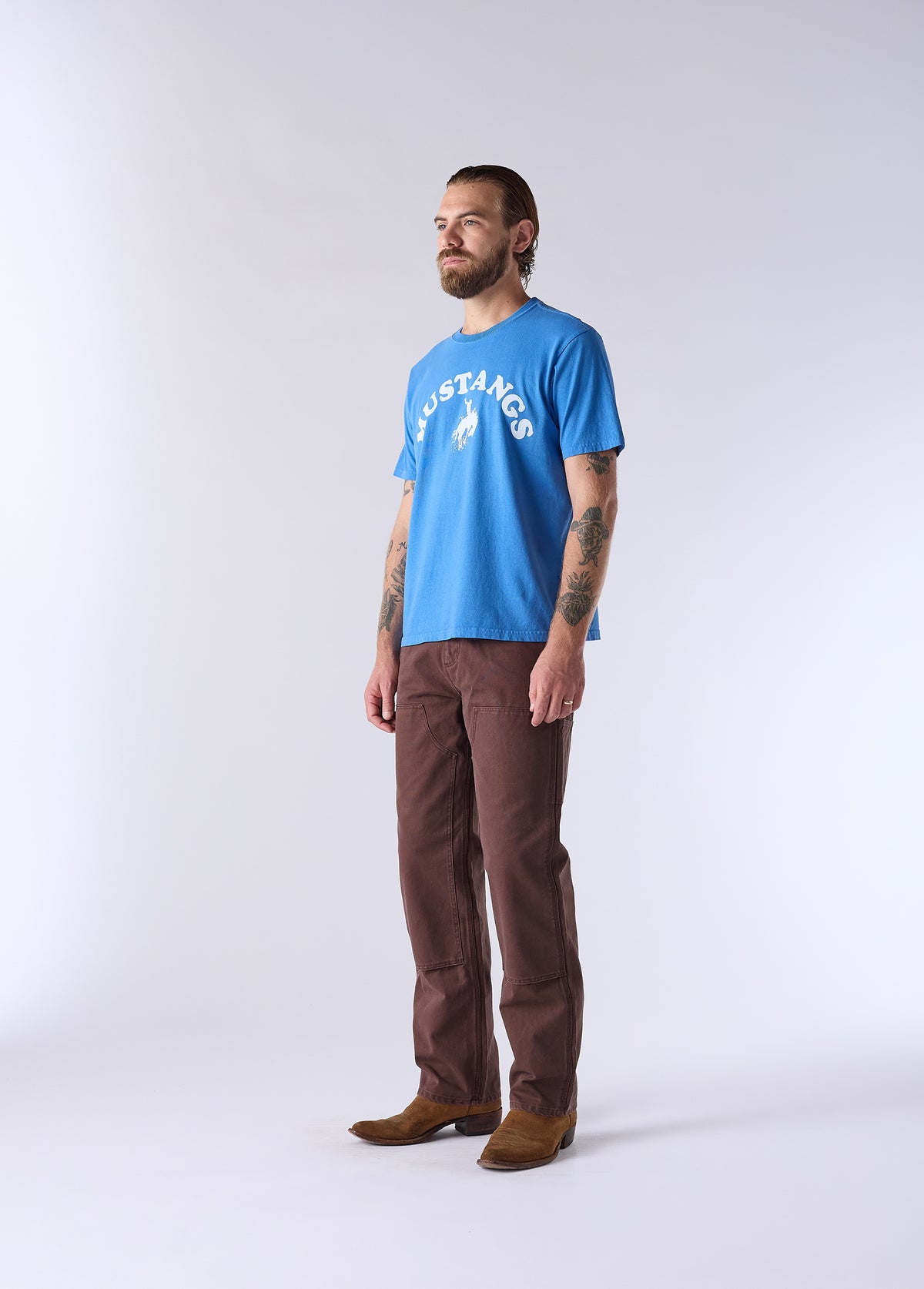 Good Luck Mustangs T-Shirt | Royal Blue