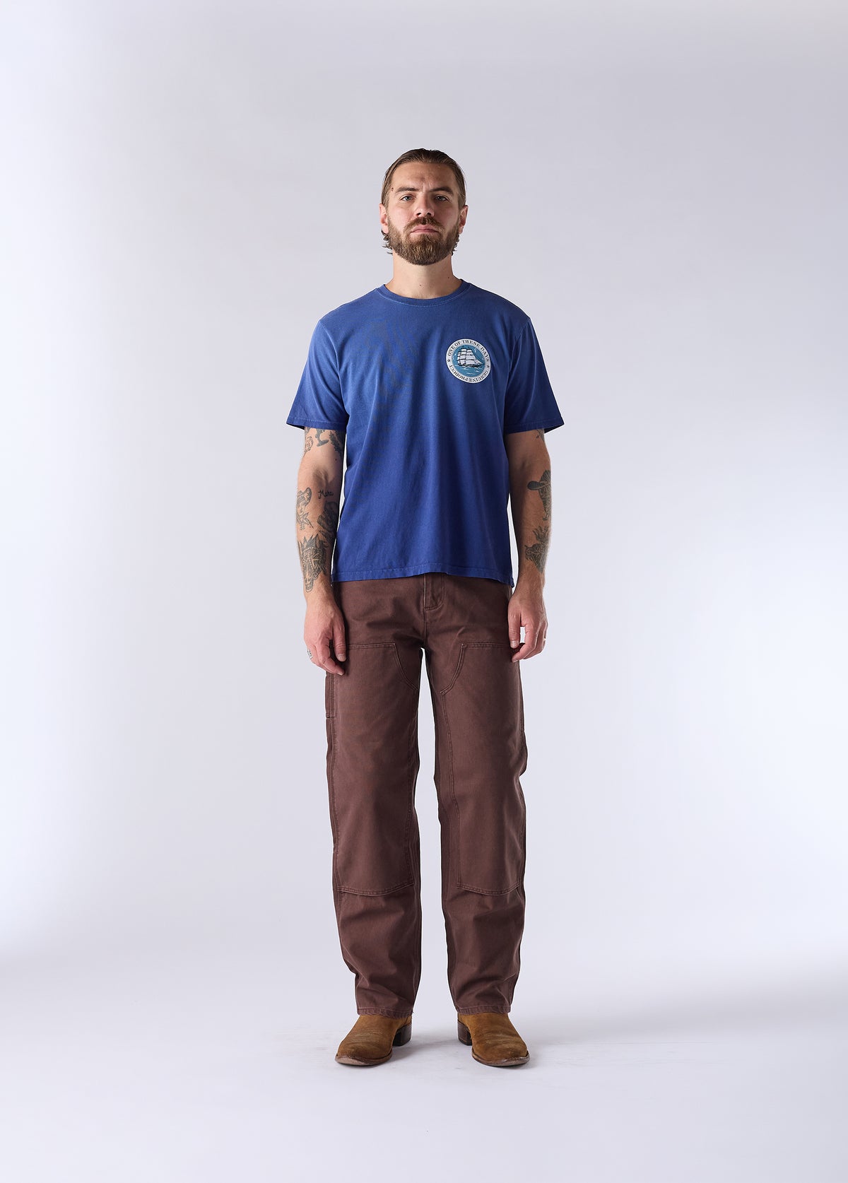 Ship of Fools T-Shirt | Sun Faded Navy
