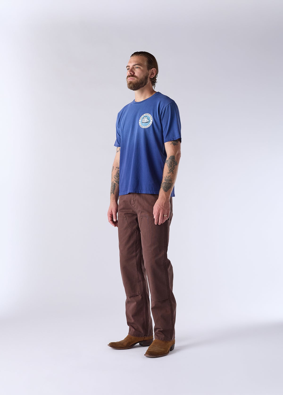 Ship of Fools T-Shirt | Sun Faded Navy
