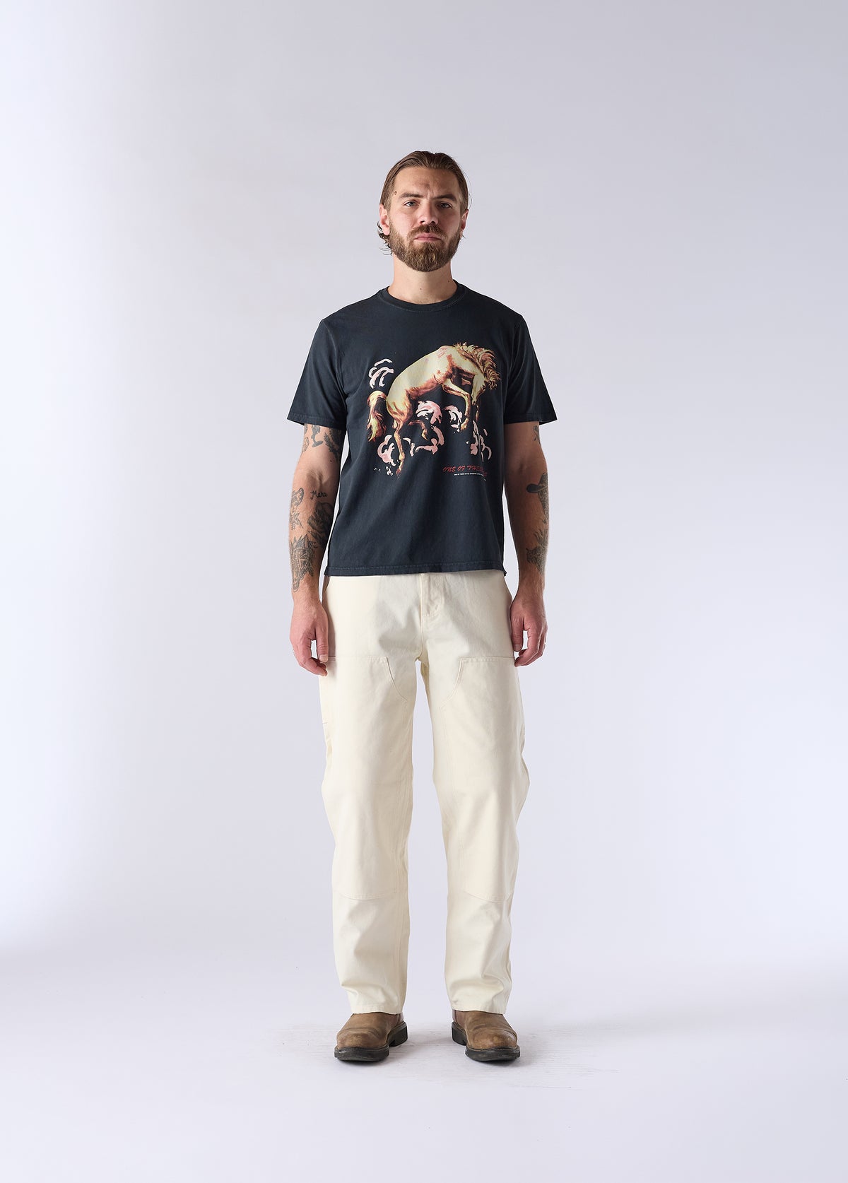 Don't Let Me Down T-Shirt | Washed Black