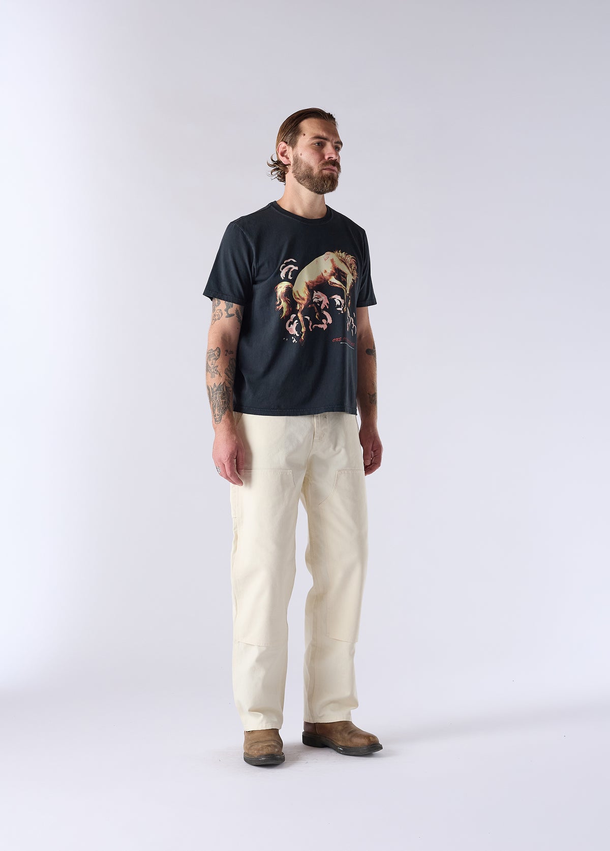 Don't Let Me Down T-Shirt | Washed Black