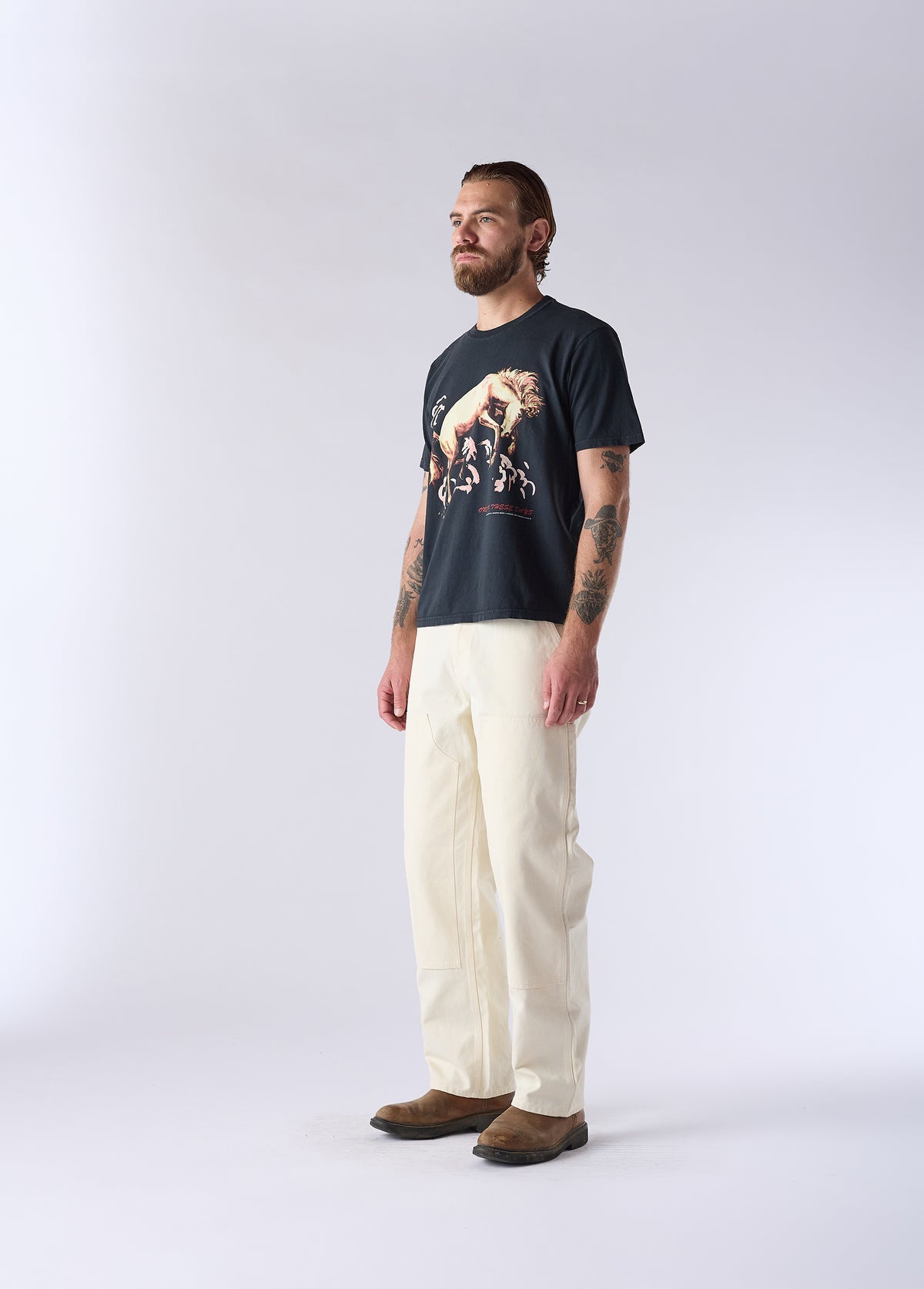 Don't Let Me Down T-Shirt | Washed Black