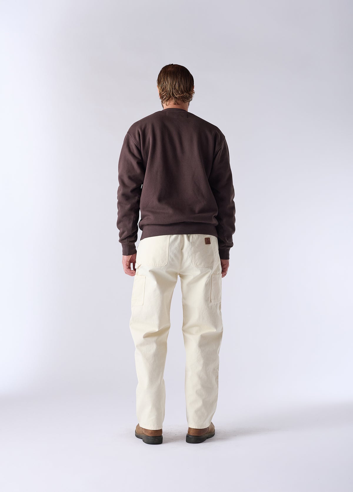 Track And Field Crewneck Sweatshirt | Dark Brown