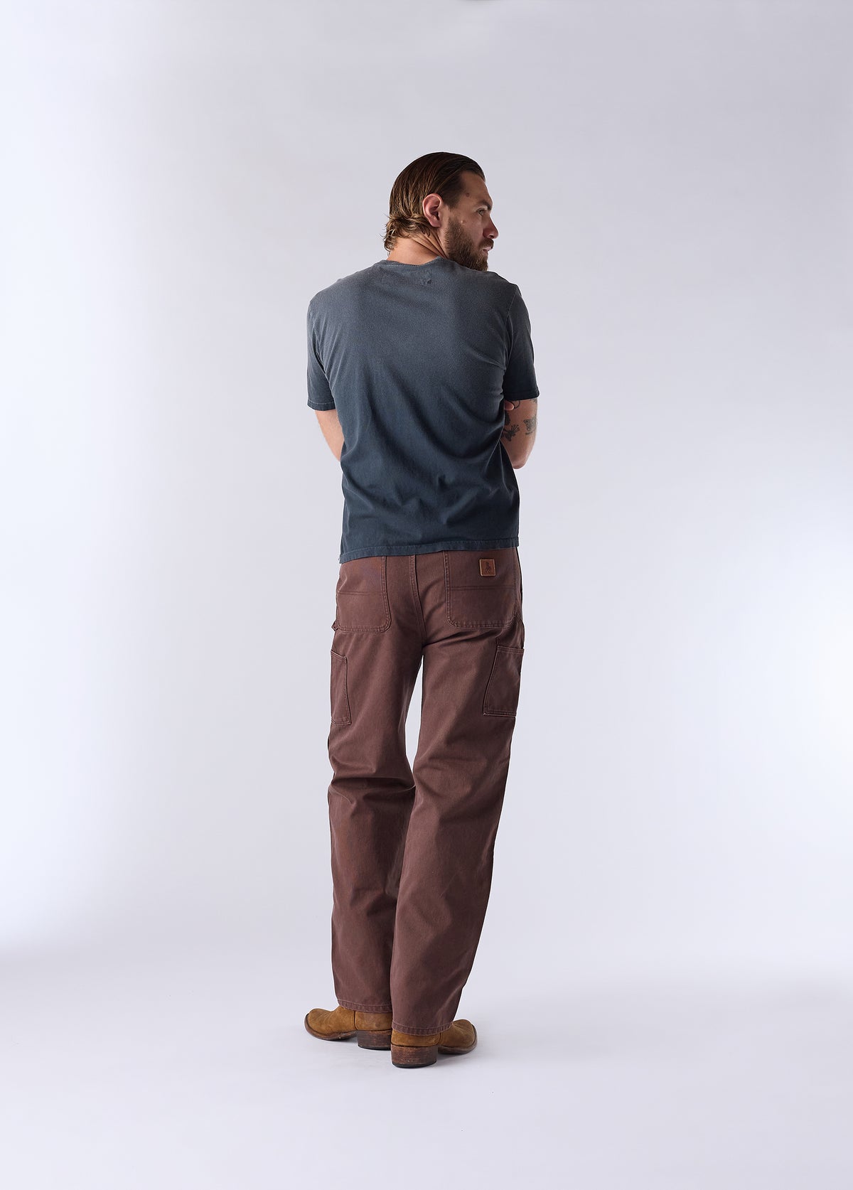 Double Knee Pant | Brown