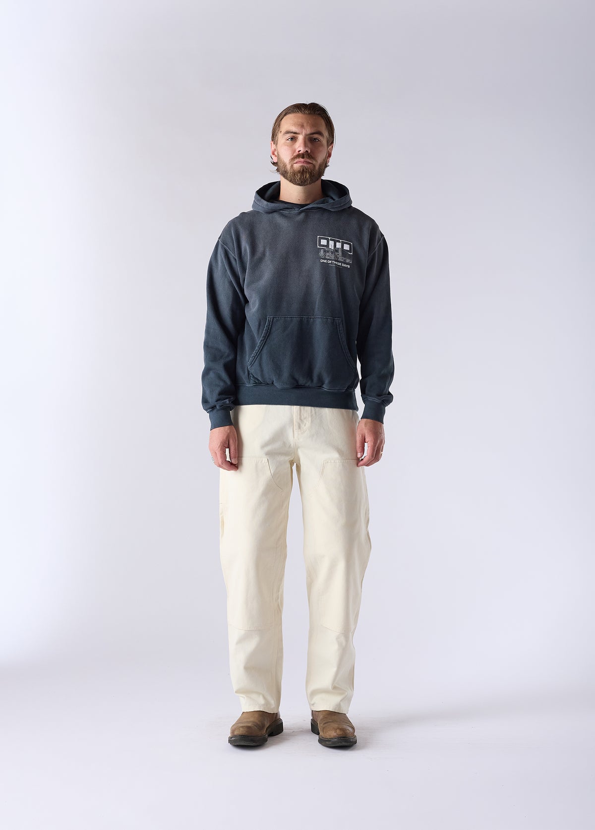 OTD Transport Hooded Sweatshirt | Sun Faded Black