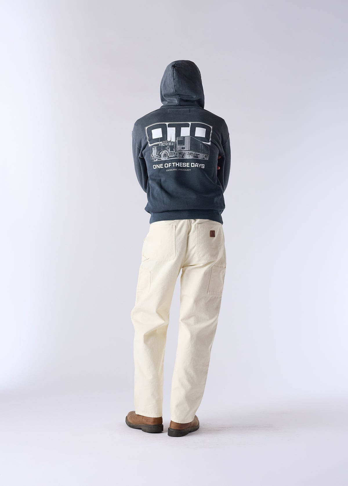 OTD Transport Hooded Sweatshirt | Sun Faded Black