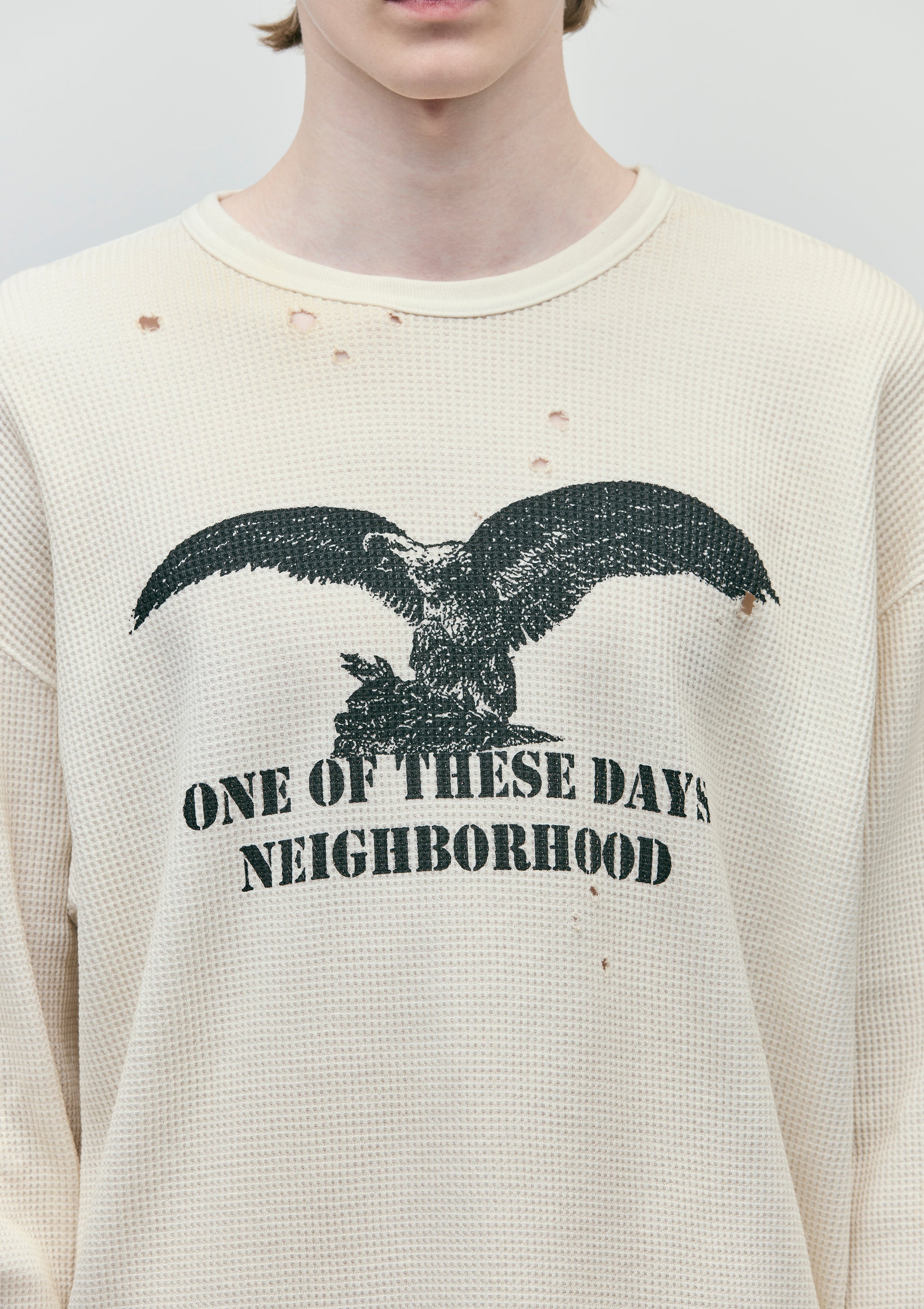 NBHD/OTD - Distressed Thermal | White | On The Road Again | One Of