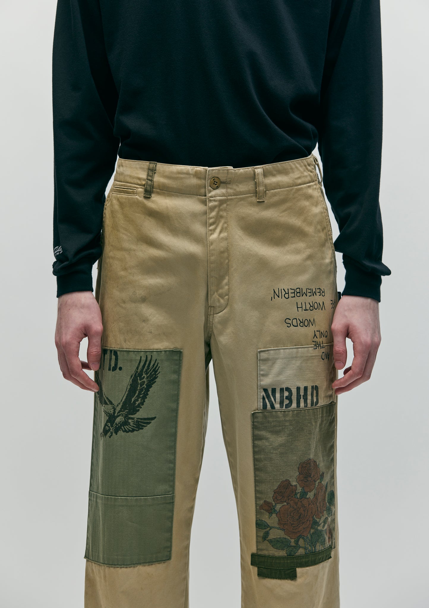 NBHD/OTD - Patched Chino Pant | Tan