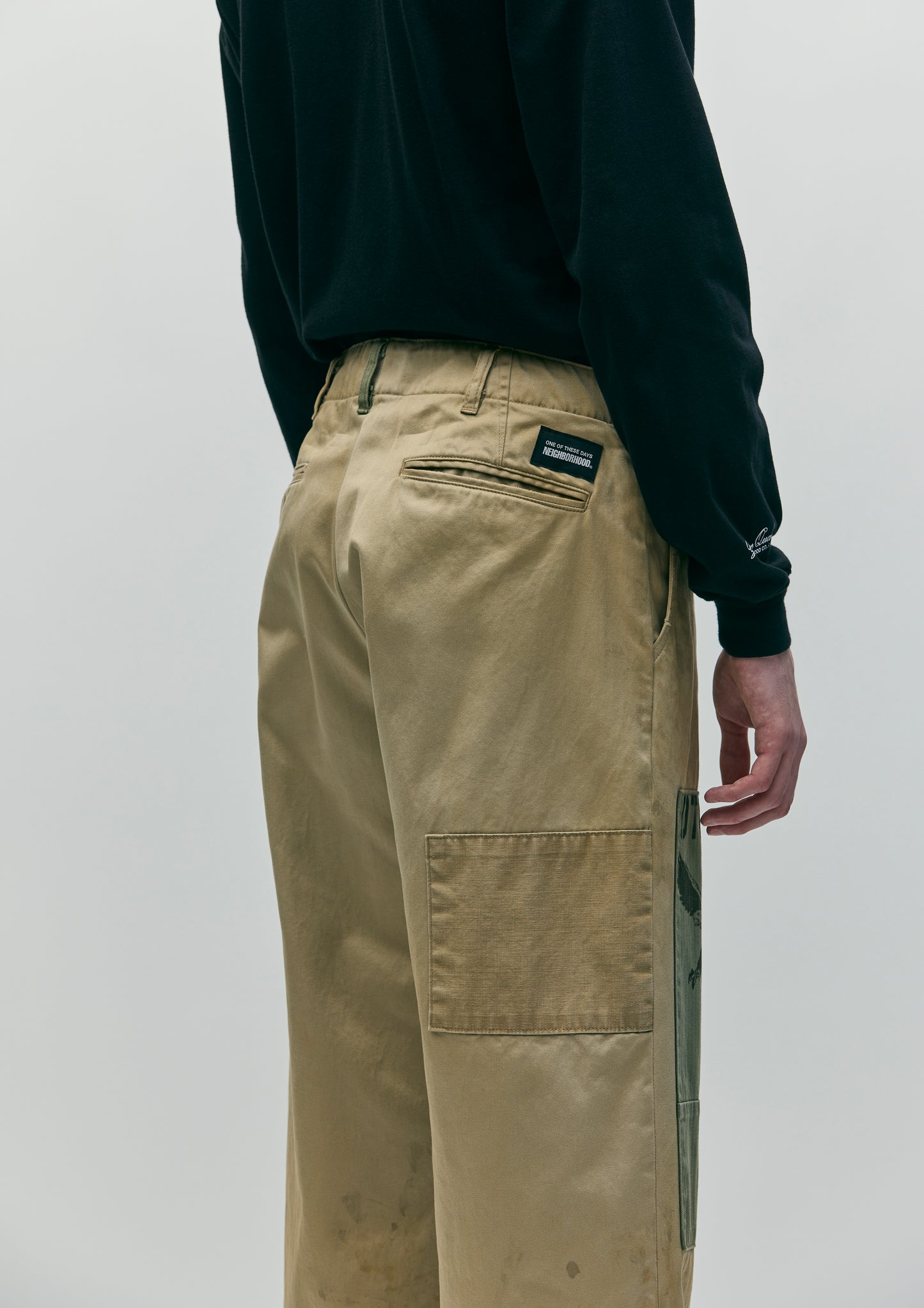 NBHD/OTD - Patched Chino Pant | Tan